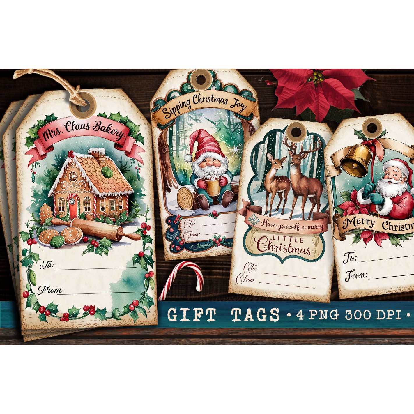 Christmas Gift Tags, Christmas labels, Christmas label tags (9)