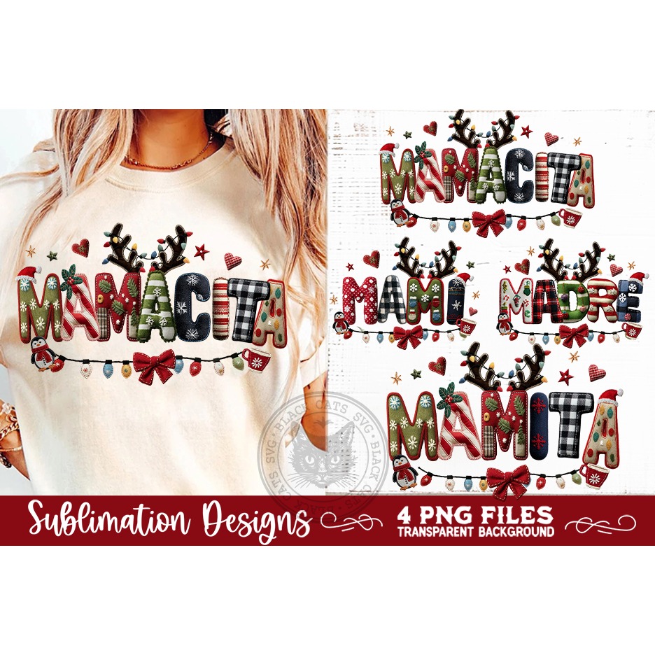 Christmas Mamacita Sublimation MAMACITA, MAMÁ, MADRE, MAMI