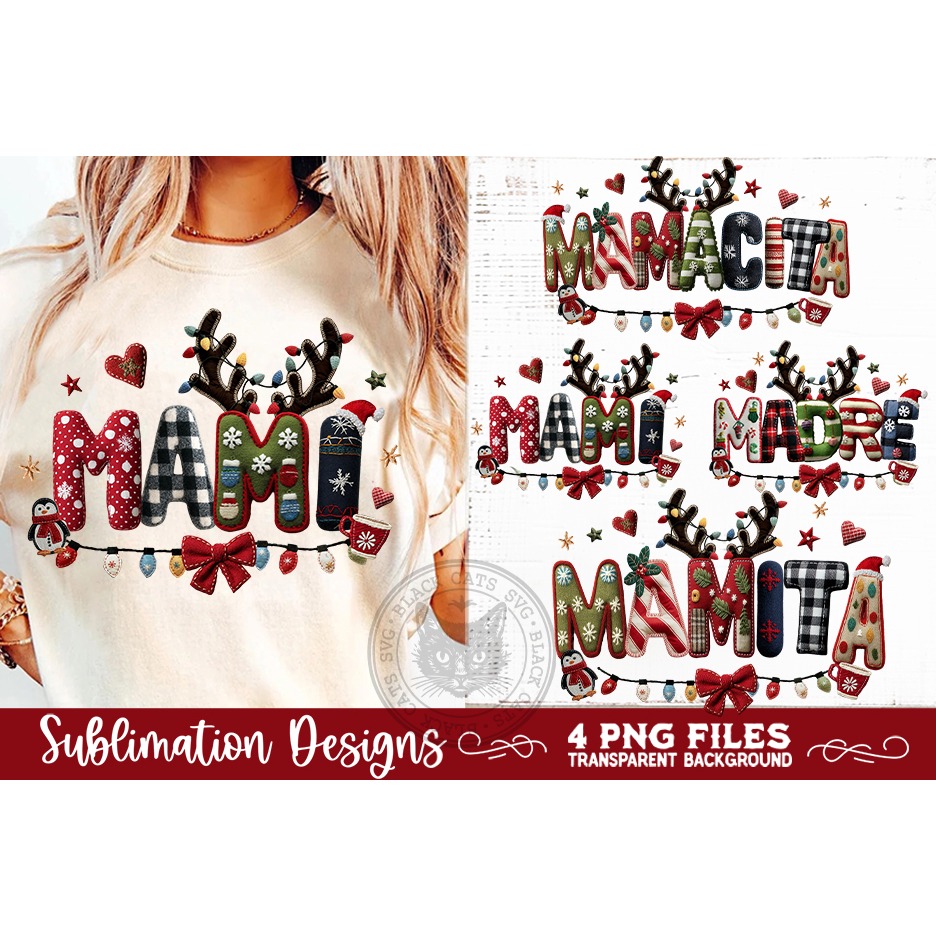 Christmas Mamacita Sublimation MAMACITA, MAMÁ, MADRE, MAMI 2