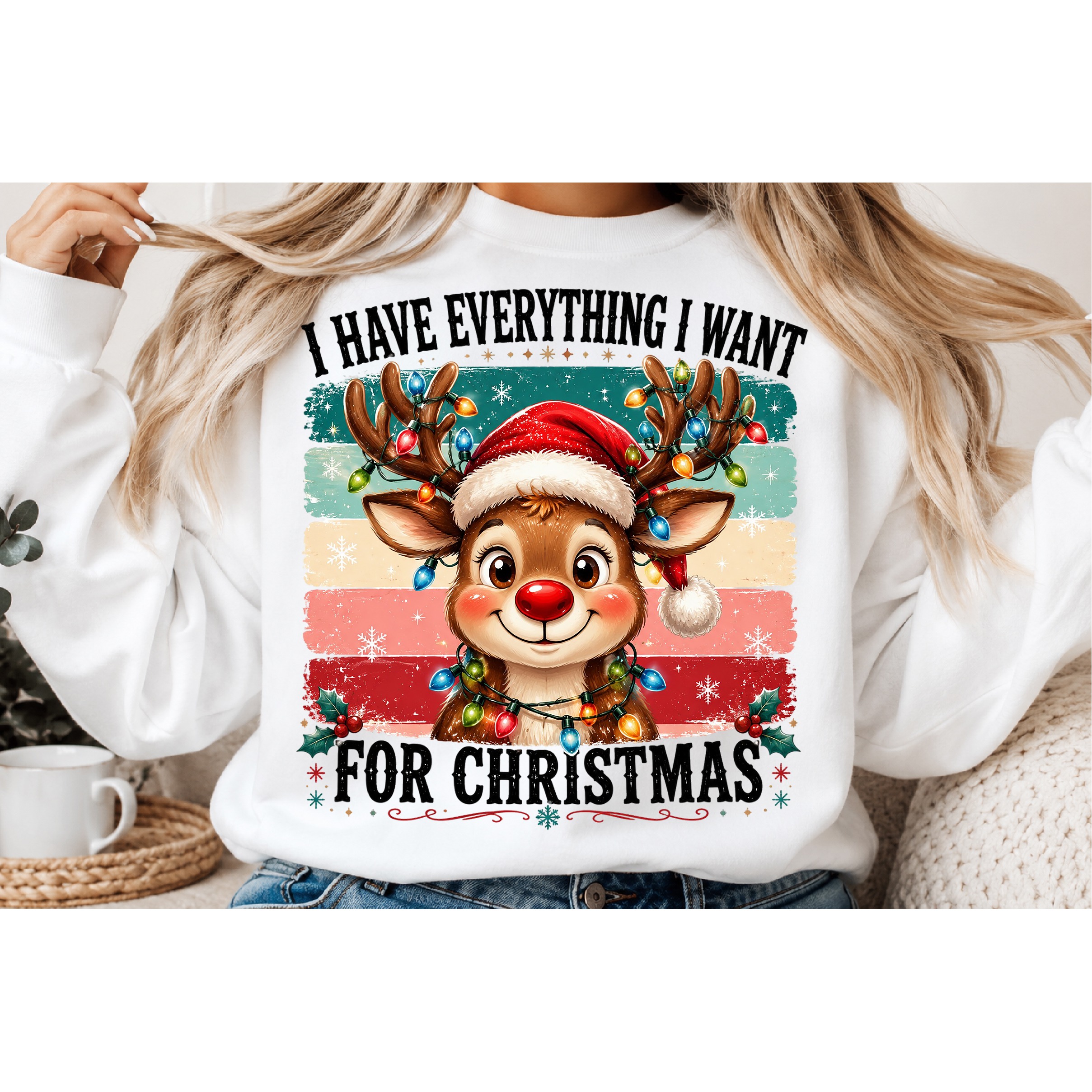 Christmas Reindeer Couple PNG (2) 2