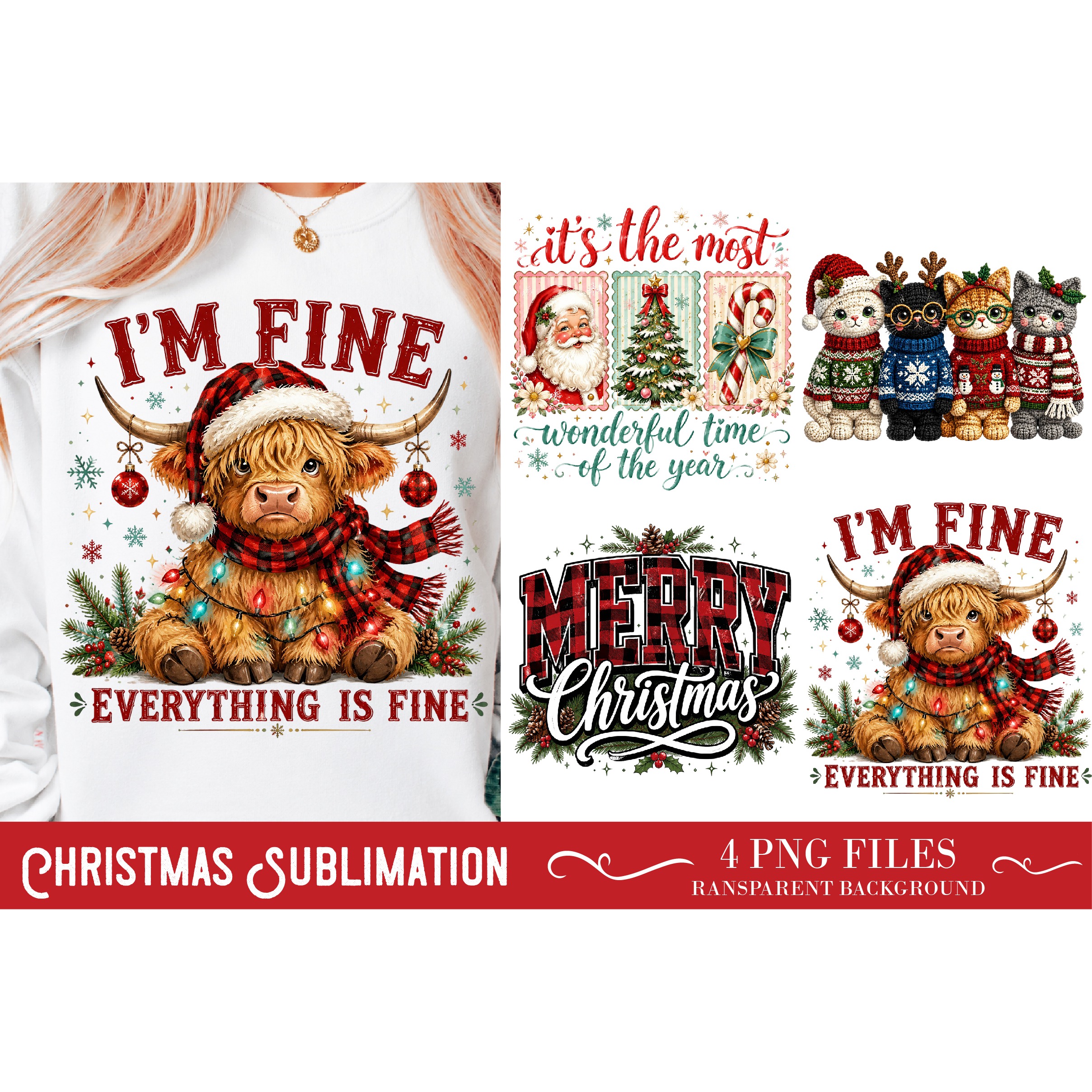 Christmas Sublimation Design, Funny Sublimation PNG (4)