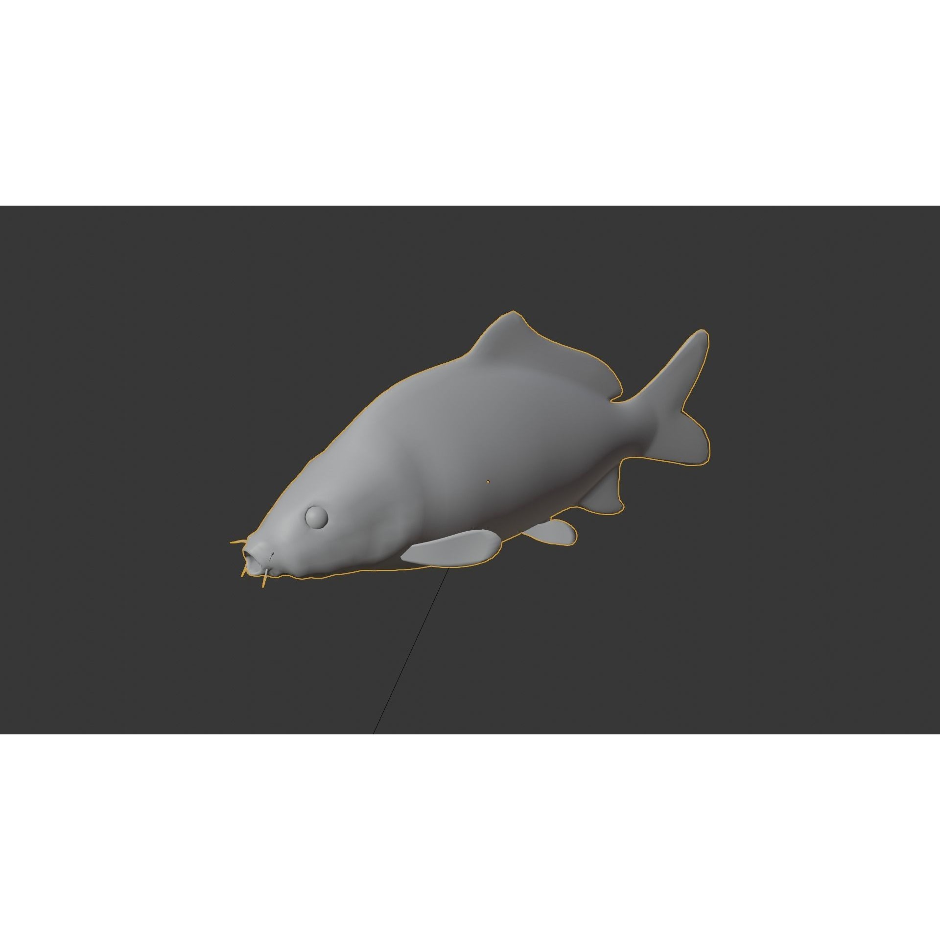 Common carp fish Free low-poly 3D model 8