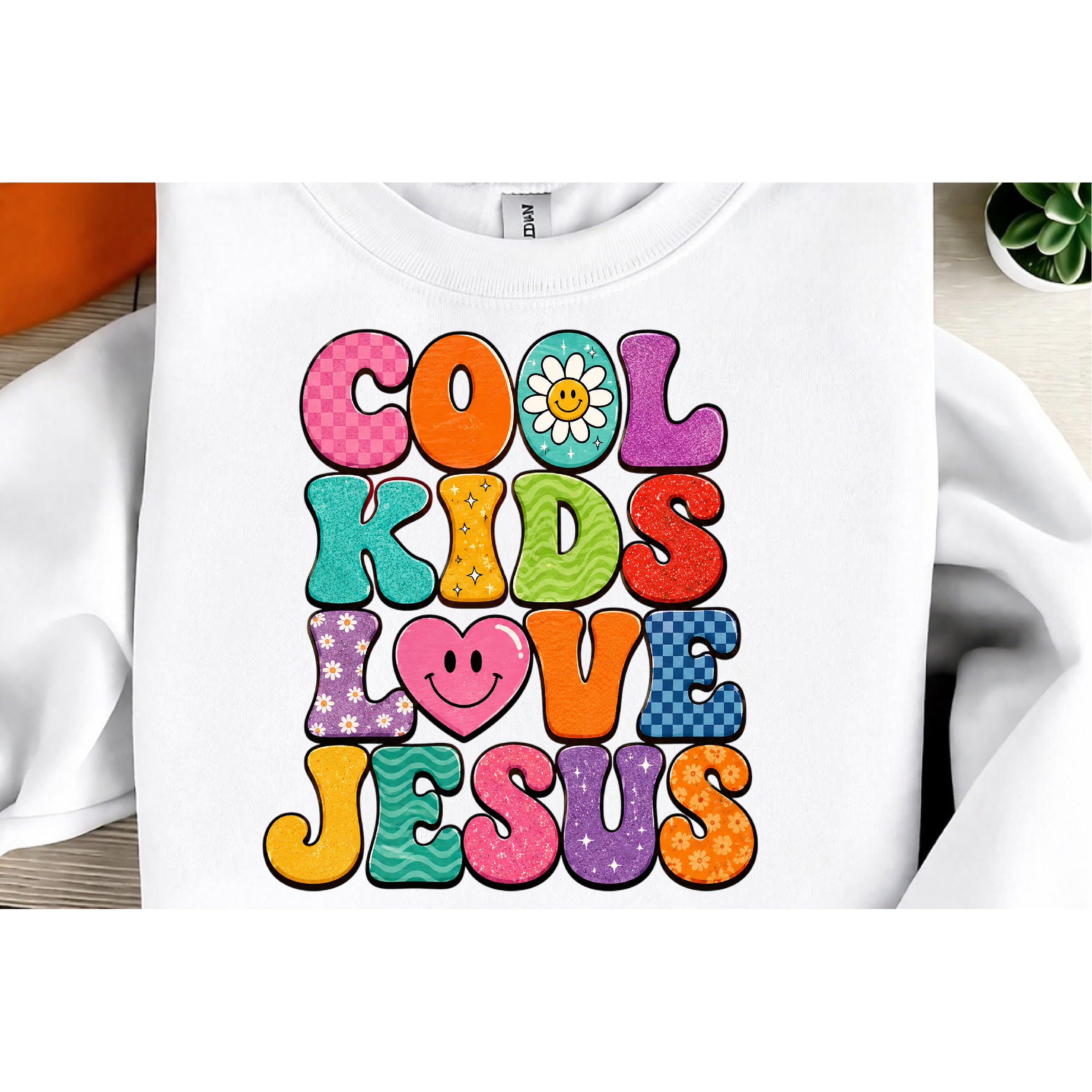 Cool Kids Love Jesus Christian Faith PNG