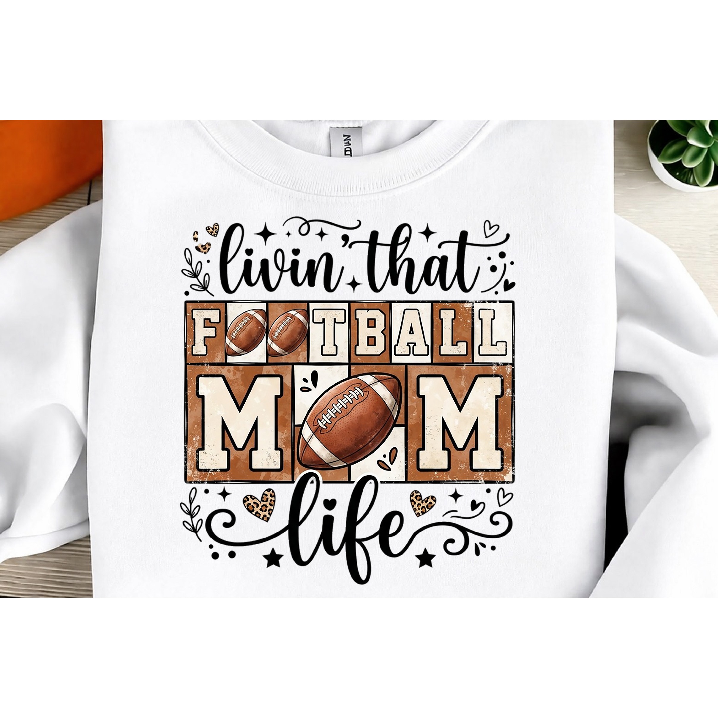 Coquette Football Sublimation Design