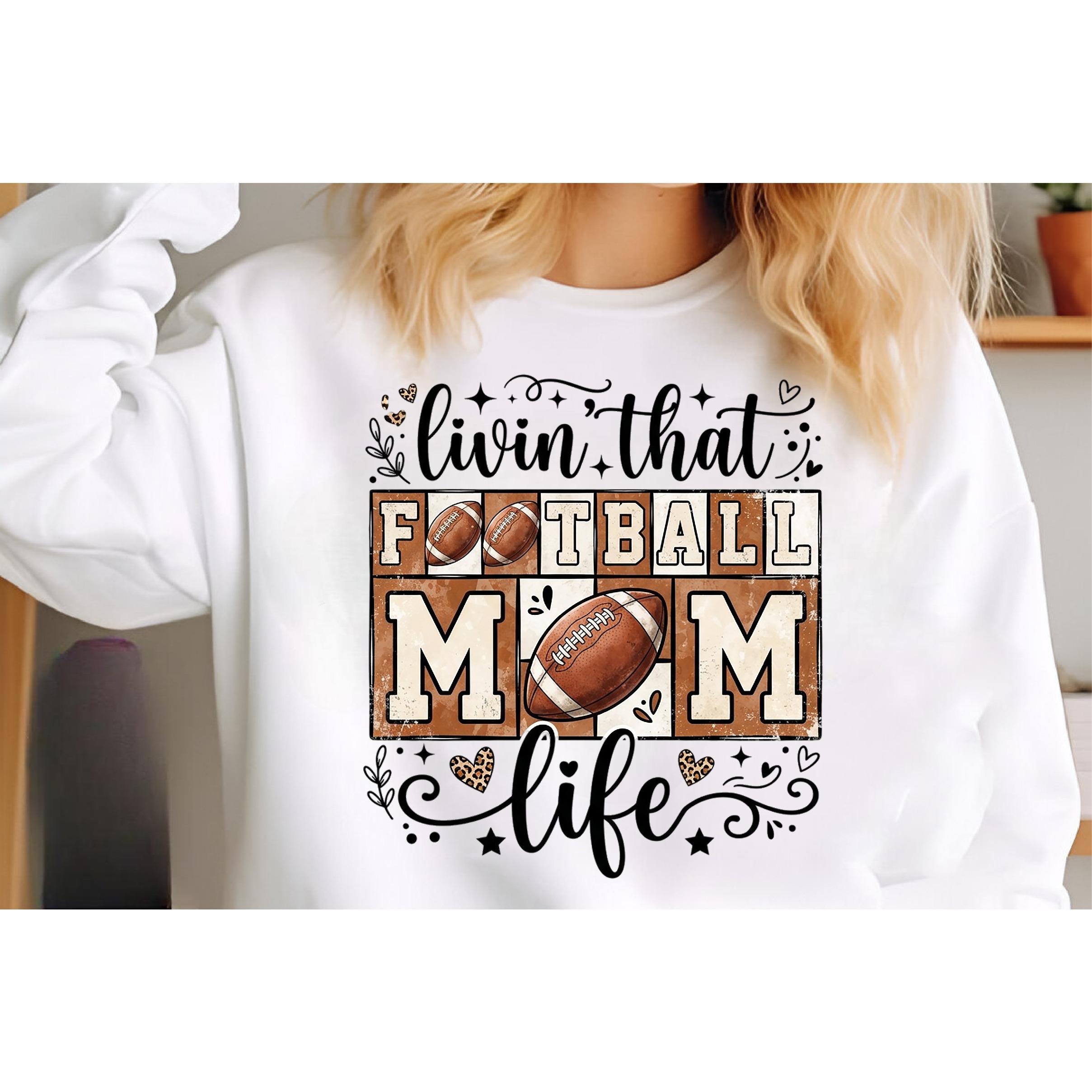 Coquette Football Sublimation Design 3