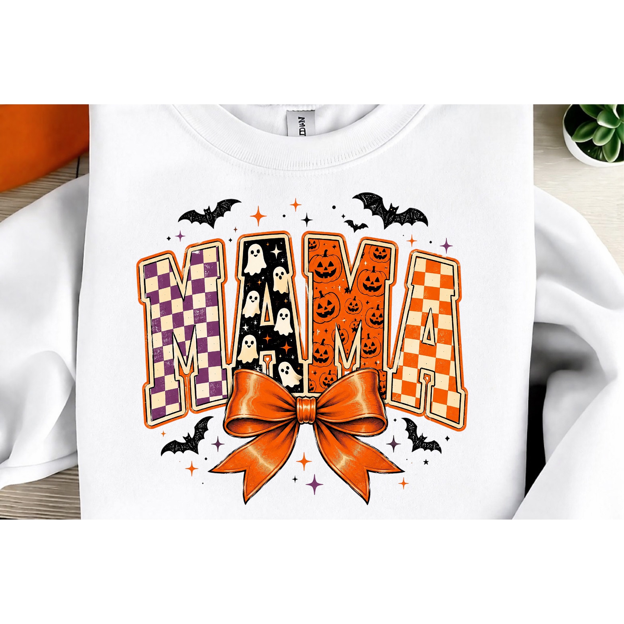 Coquette Halloween Mama Shirt Png