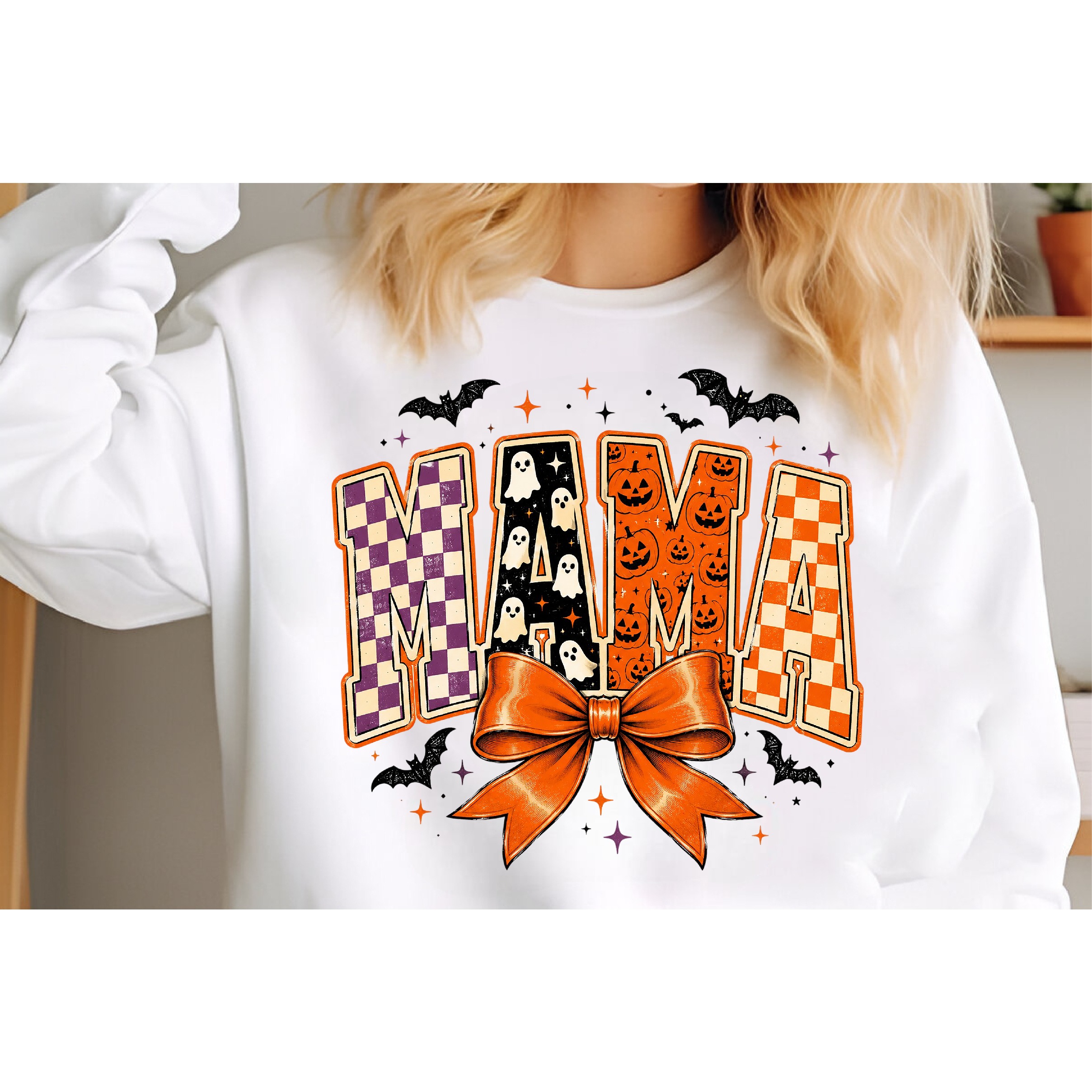 Coquette Halloween Mama Shirt Png 3