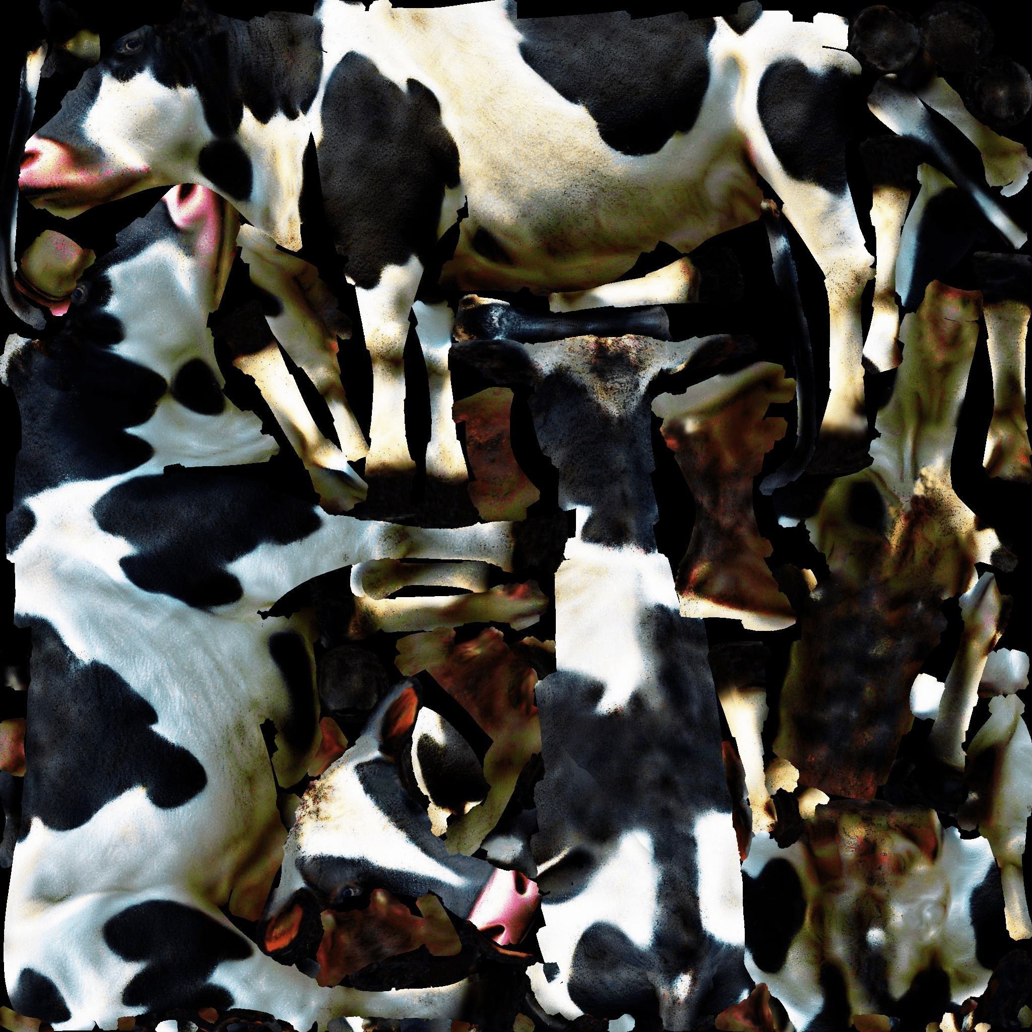 Cow Animal Free 3D model 8