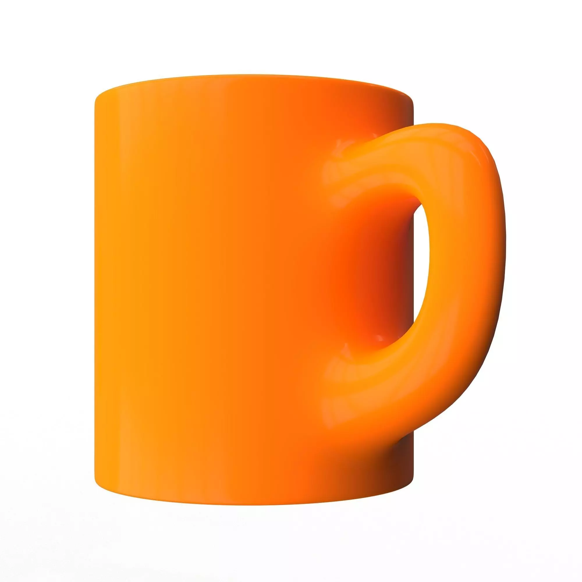Cup Cute Flexi Free low-poly 3D model 3