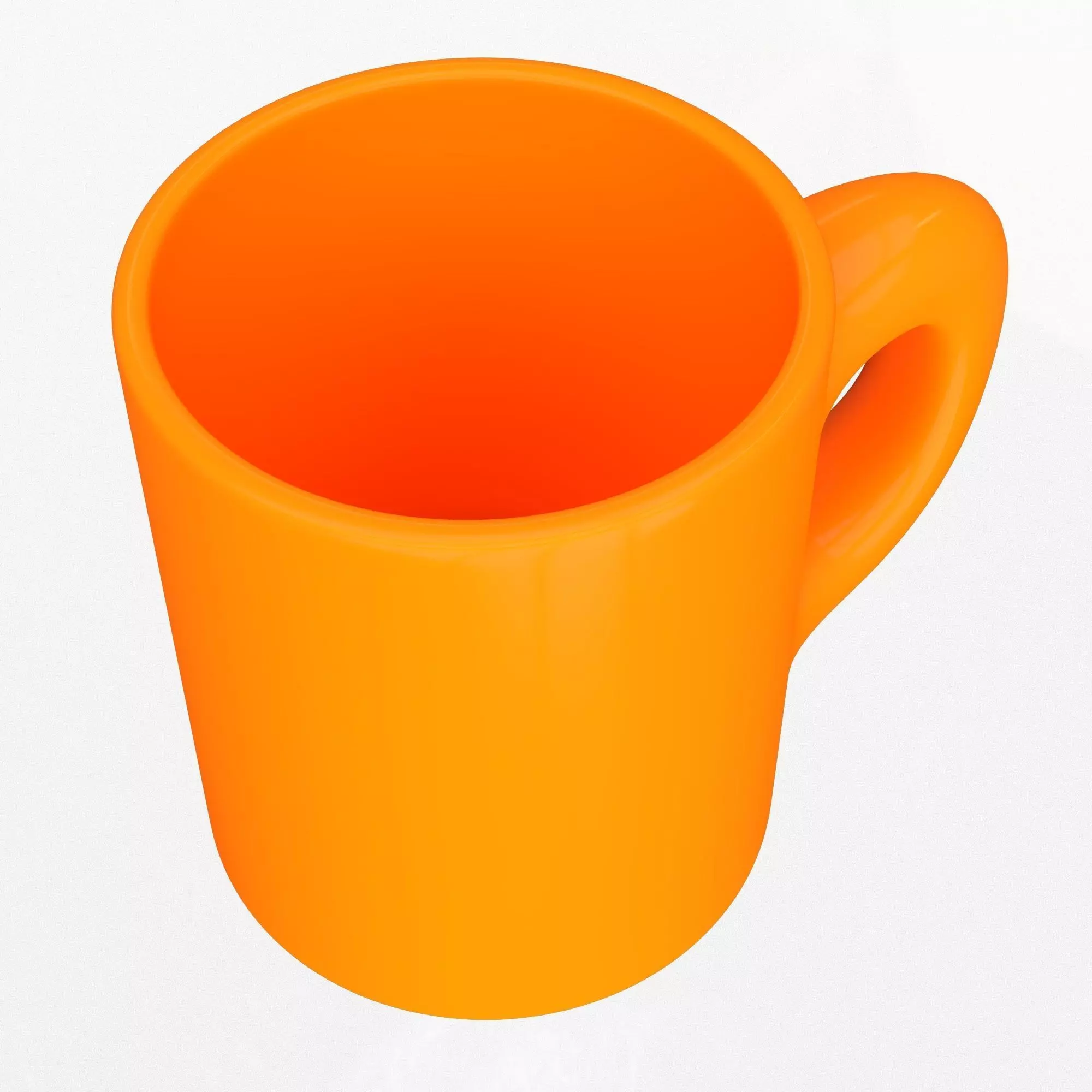 Cup Cute Flexi Free low-poly 3D model 4