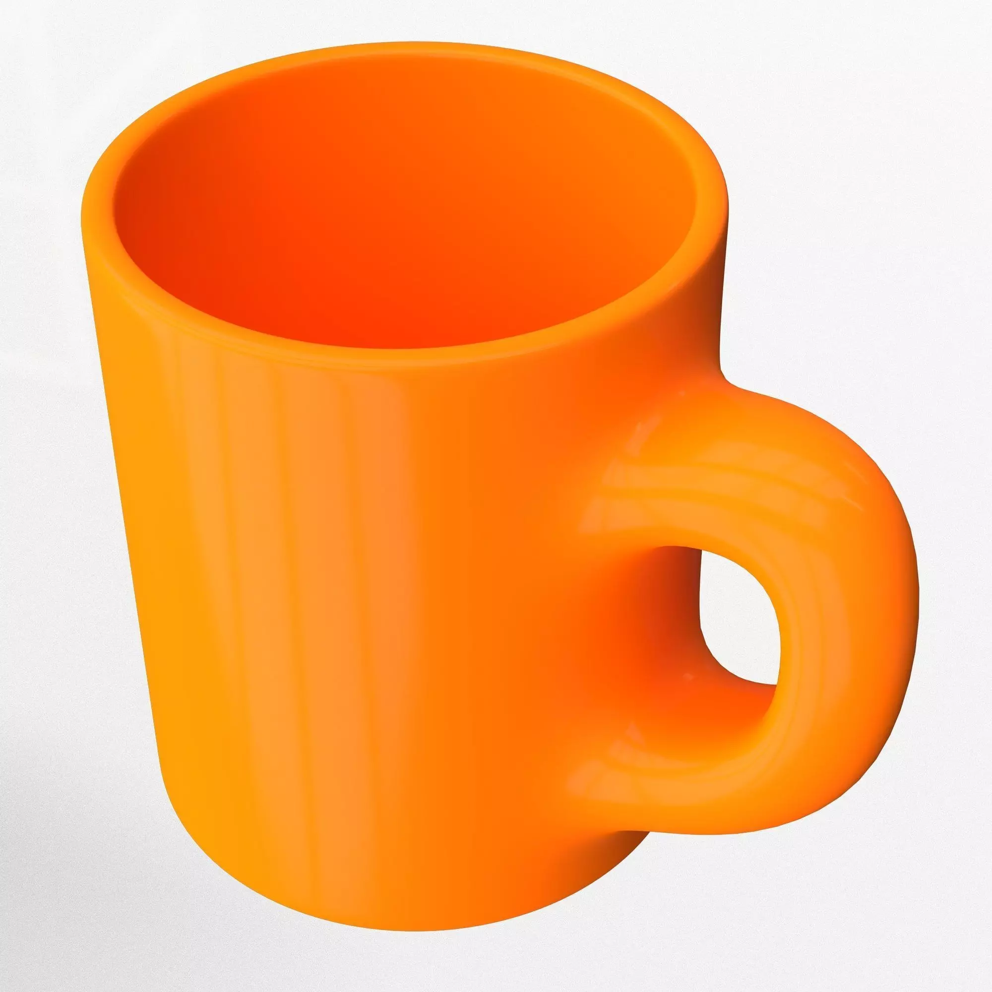 Cup Cute Flexi Free low-poly 3D model 5
