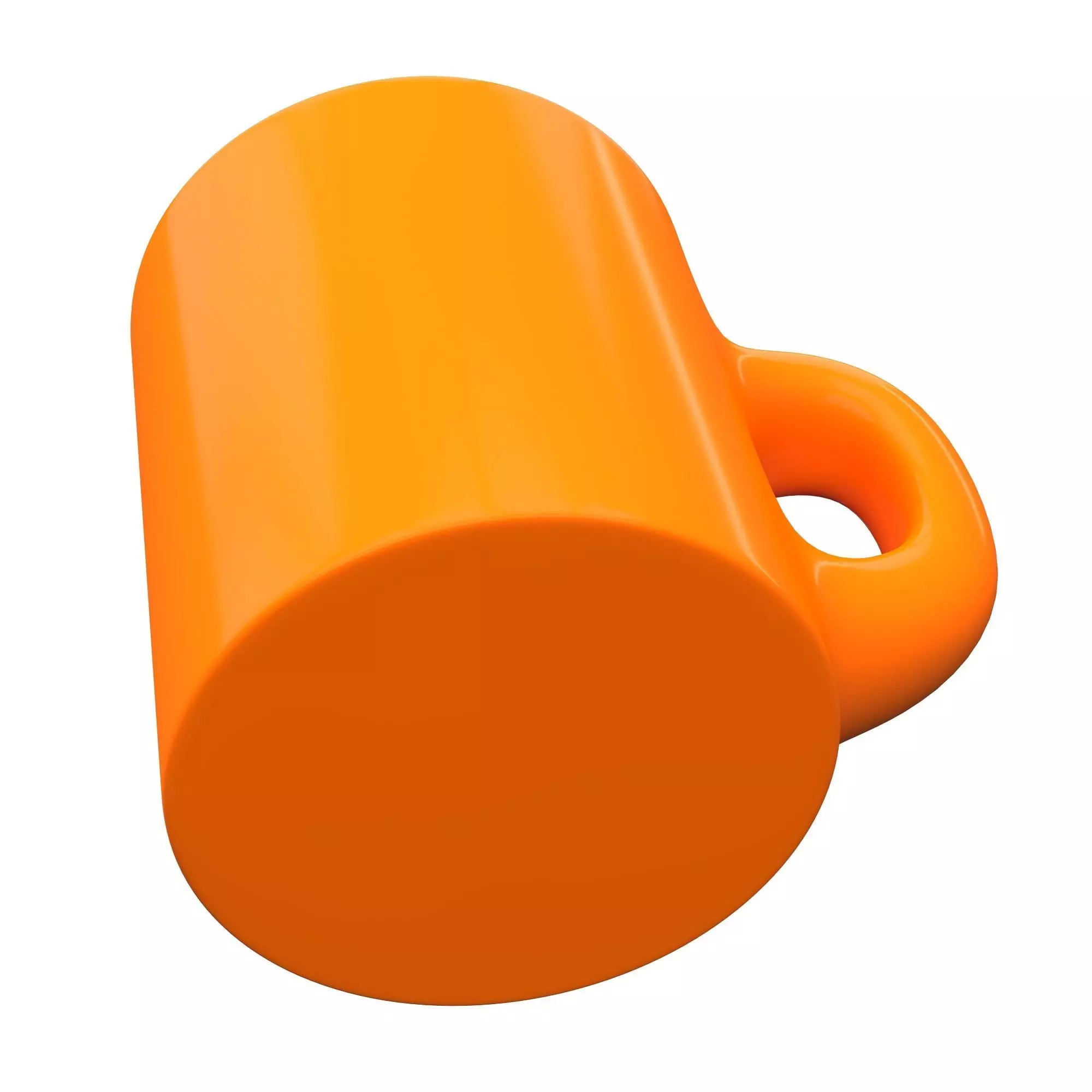 Cup Cute Flexi Free low-poly 3D model 6