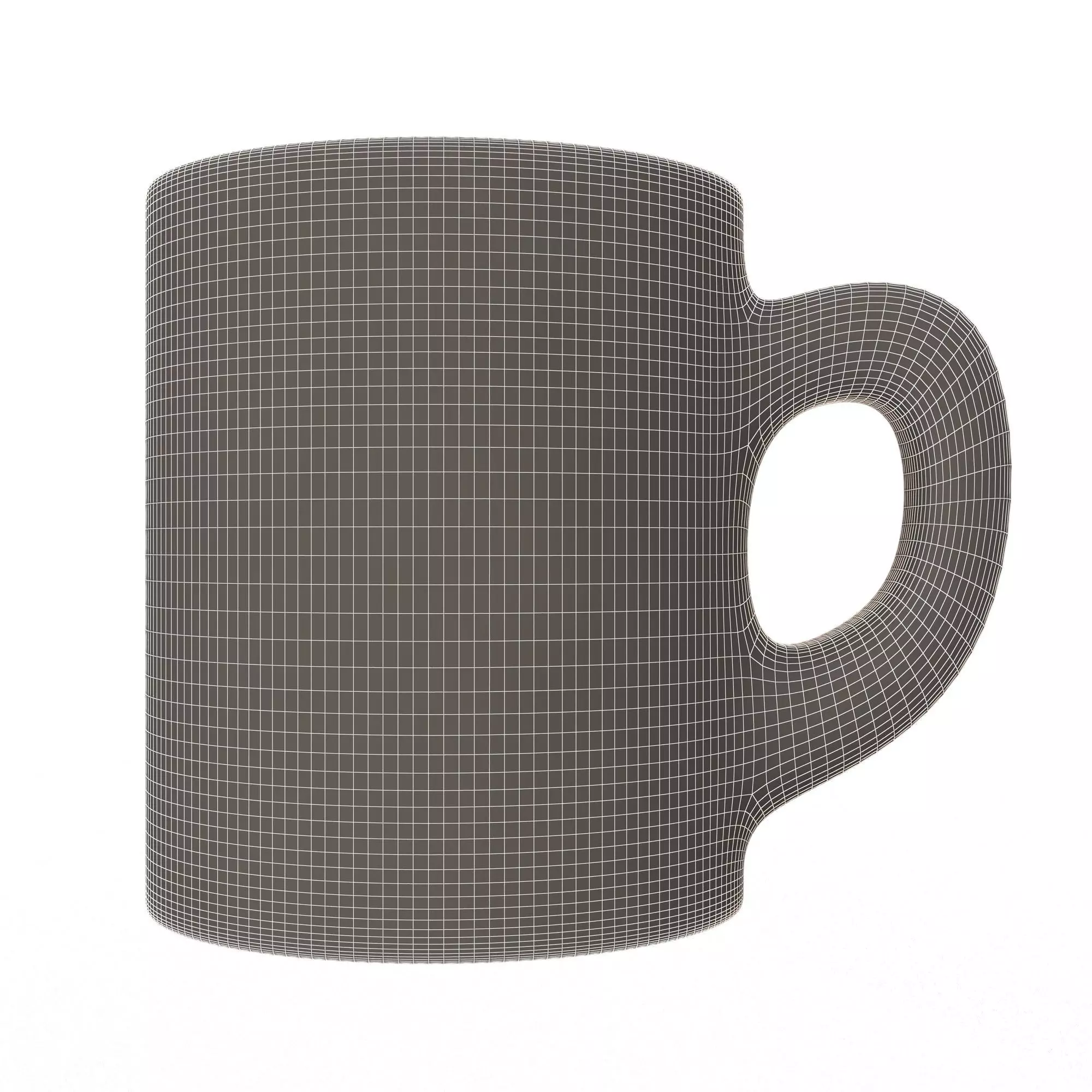 Cup Cute Flexi Free low-poly 3D model 7