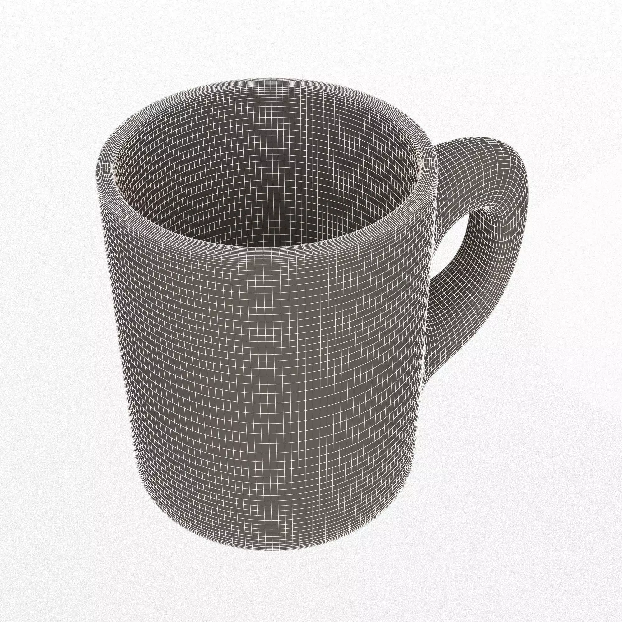 Cup Cute Flexi Free low-poly 3D model 8