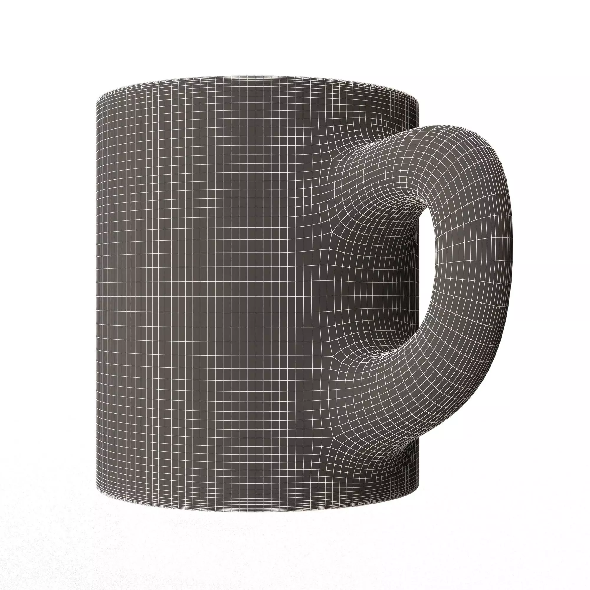 Cup Cute Flexi Free low-poly 3D model 9