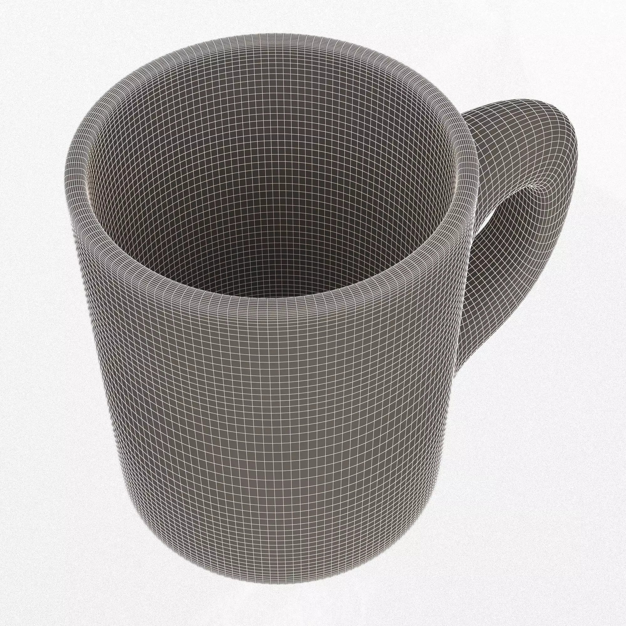 Cup Cute Flexi Free low-poly 3D model 10
