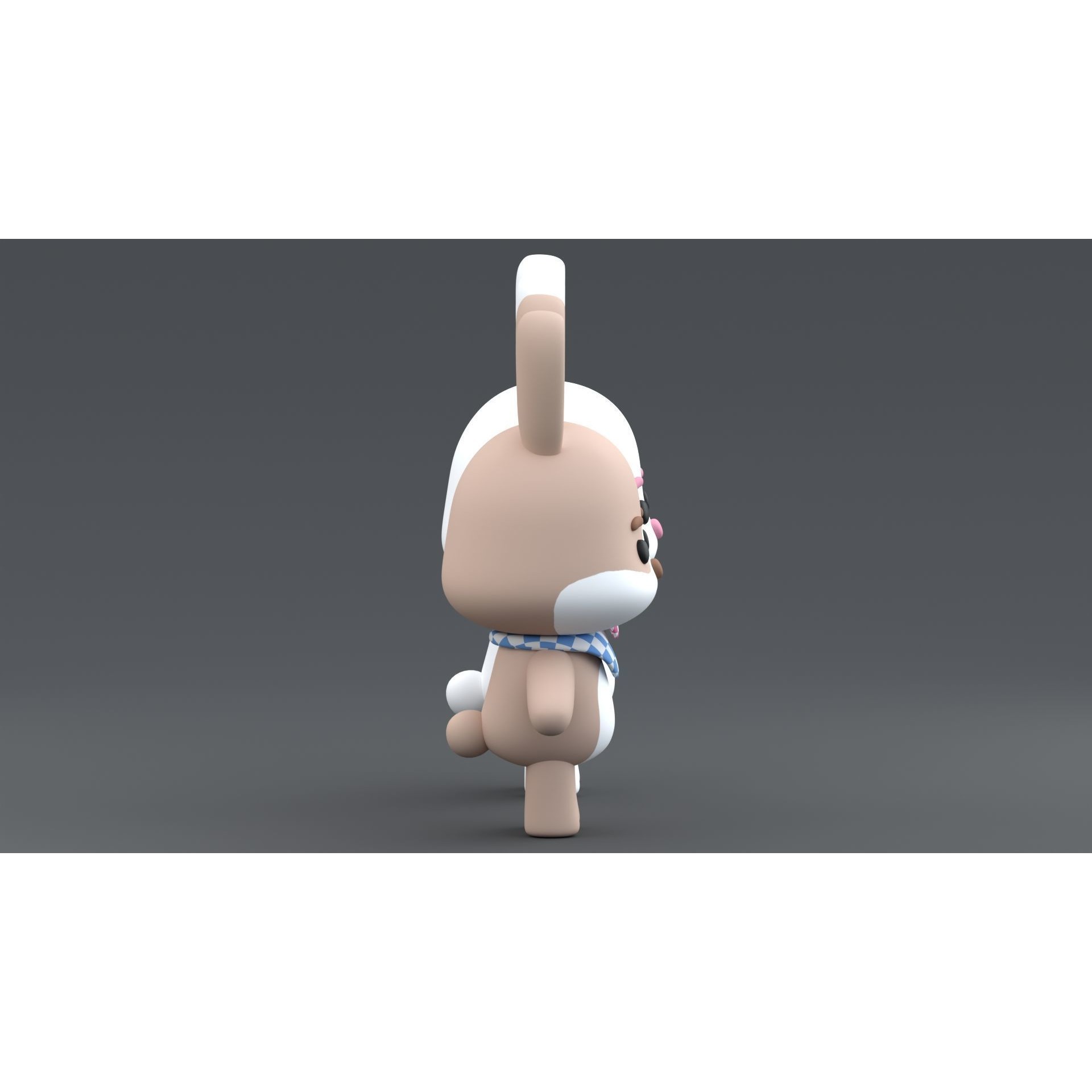 Cute Bunny Free 3D model 7