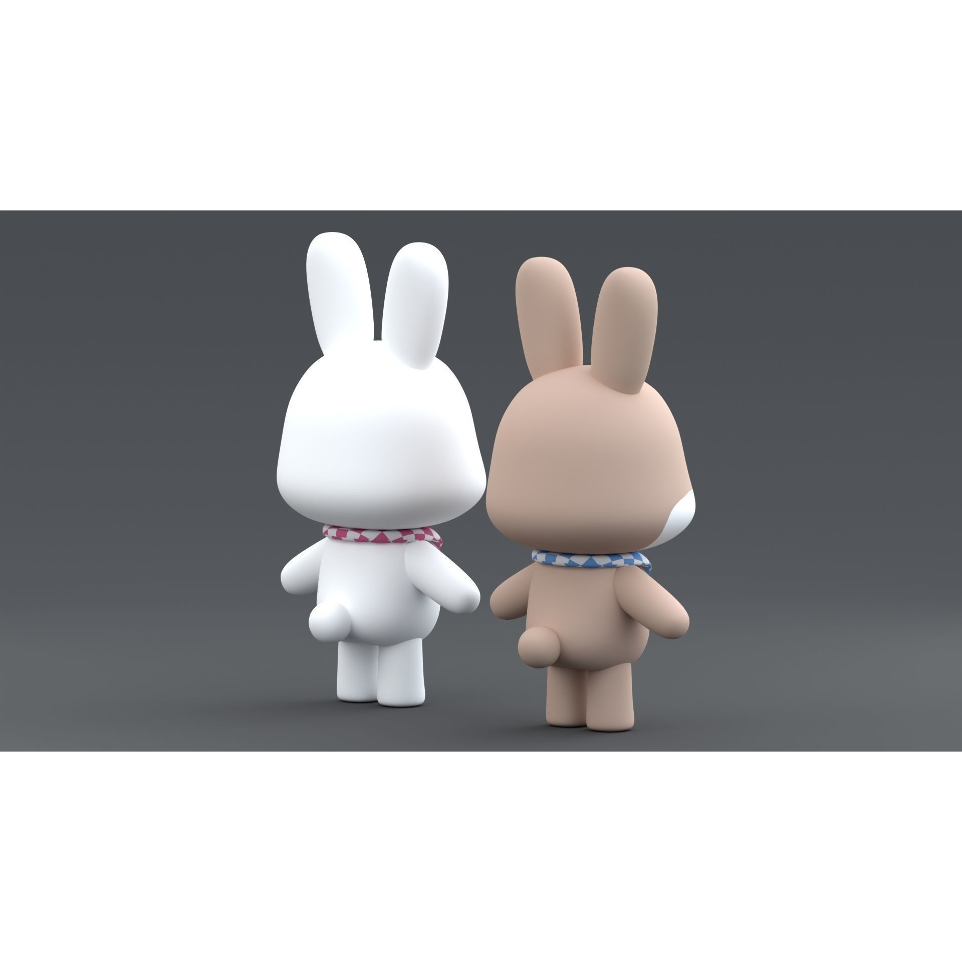 Cute Bunny Free 3D model 8