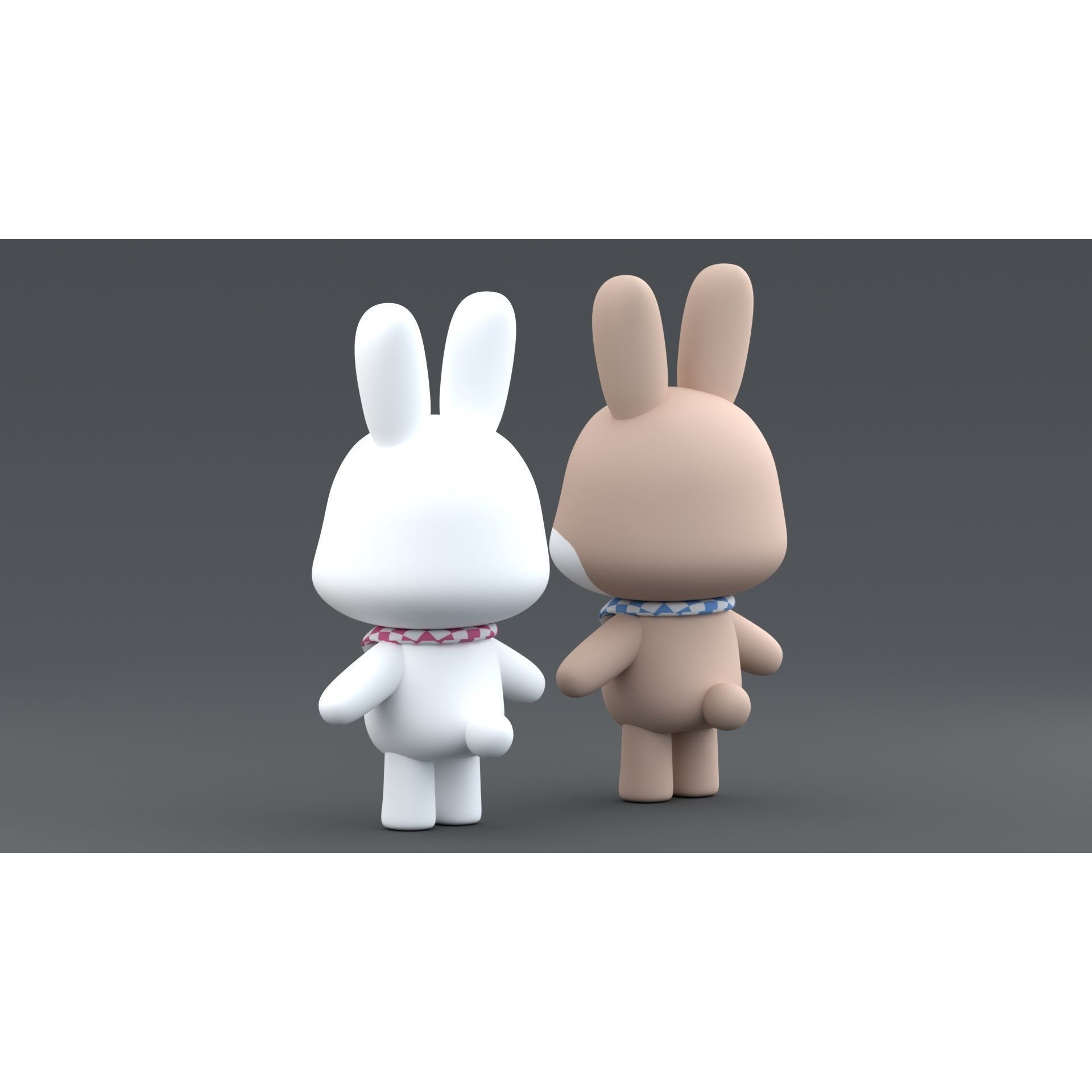 Cute Bunny Free 3D model 9