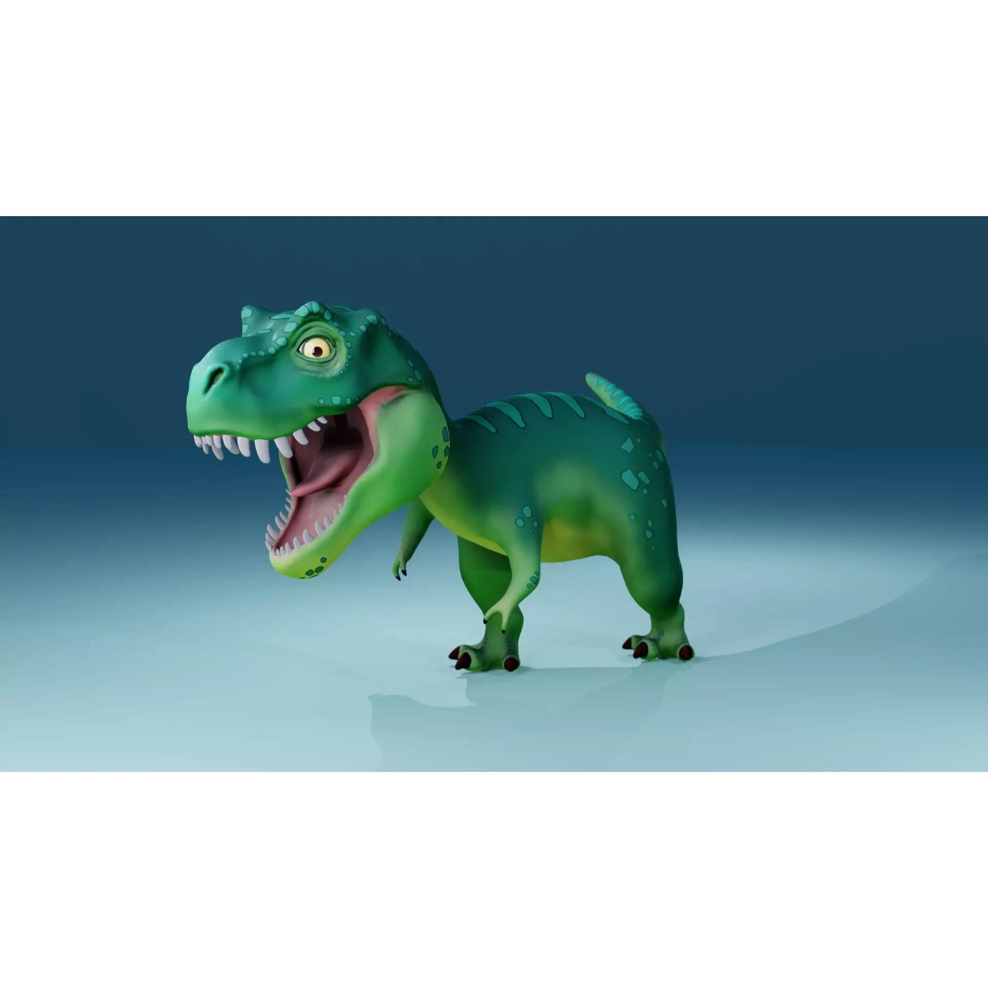 D Rex Free low-poly 3D model
