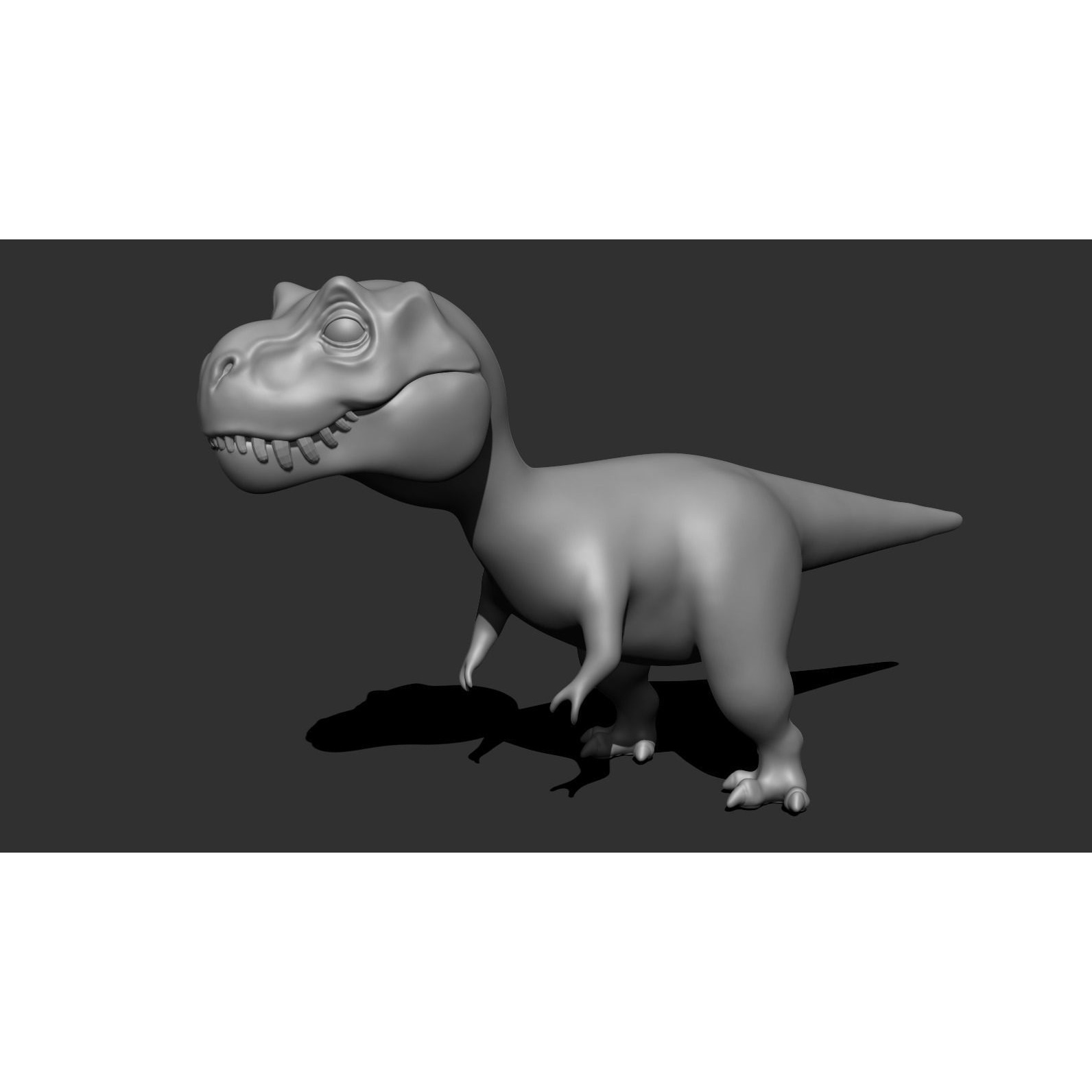 D Rex Free low-poly 3D model 3