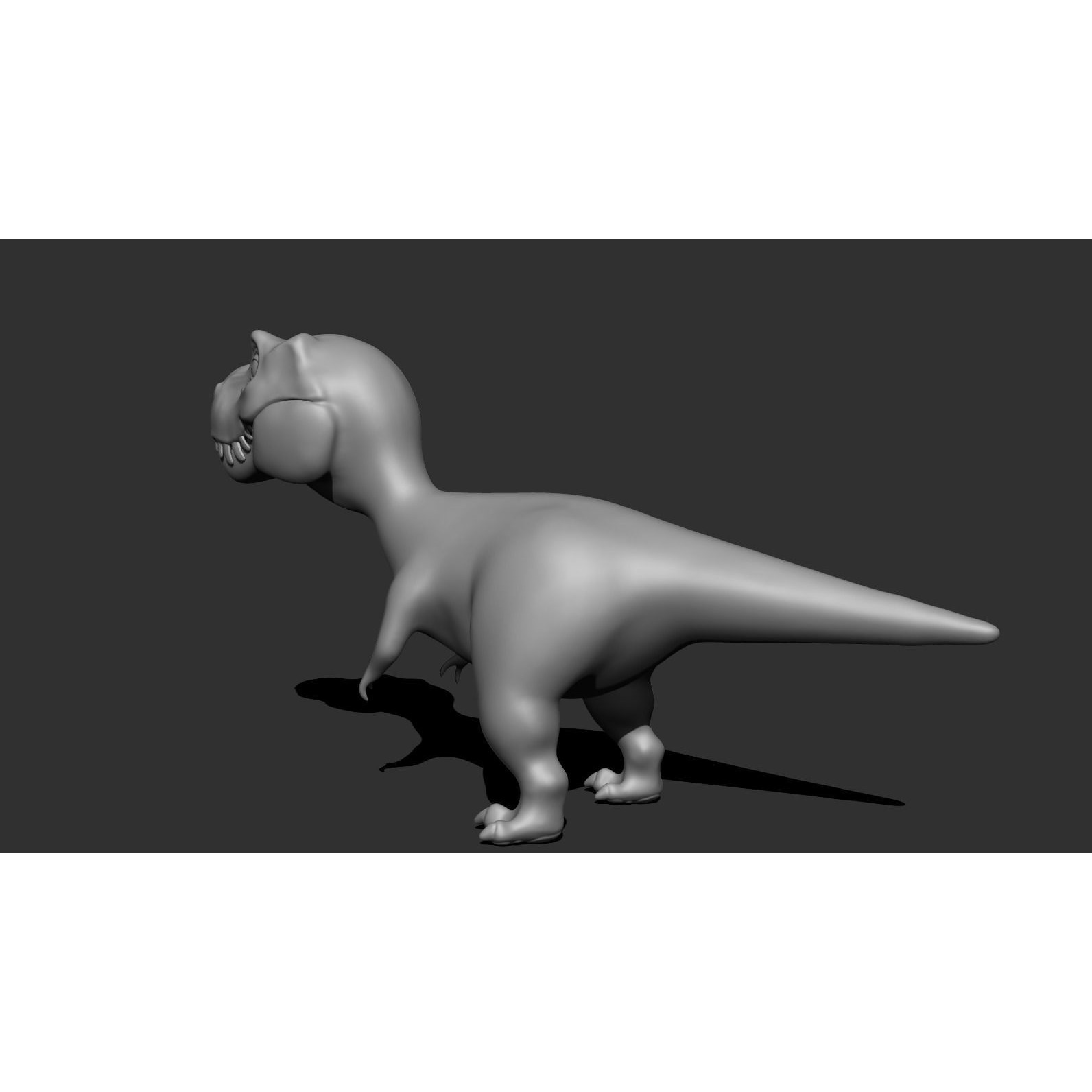 D Rex Free low-poly 3D model 5