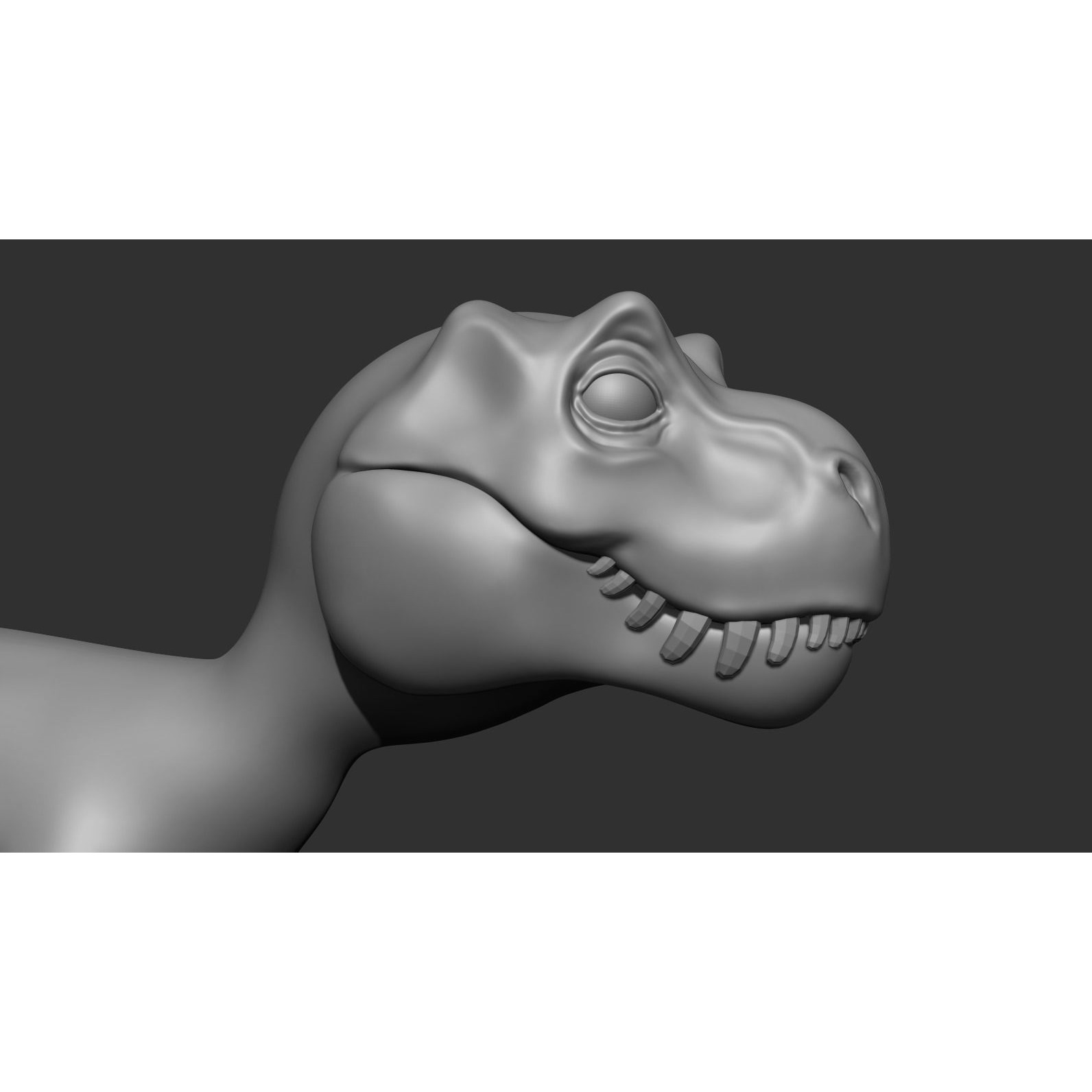 D Rex Free low-poly 3D model 6