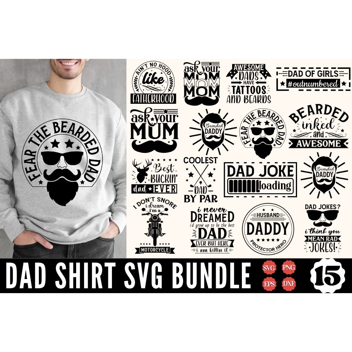 Dad Shirt SVG Bundle