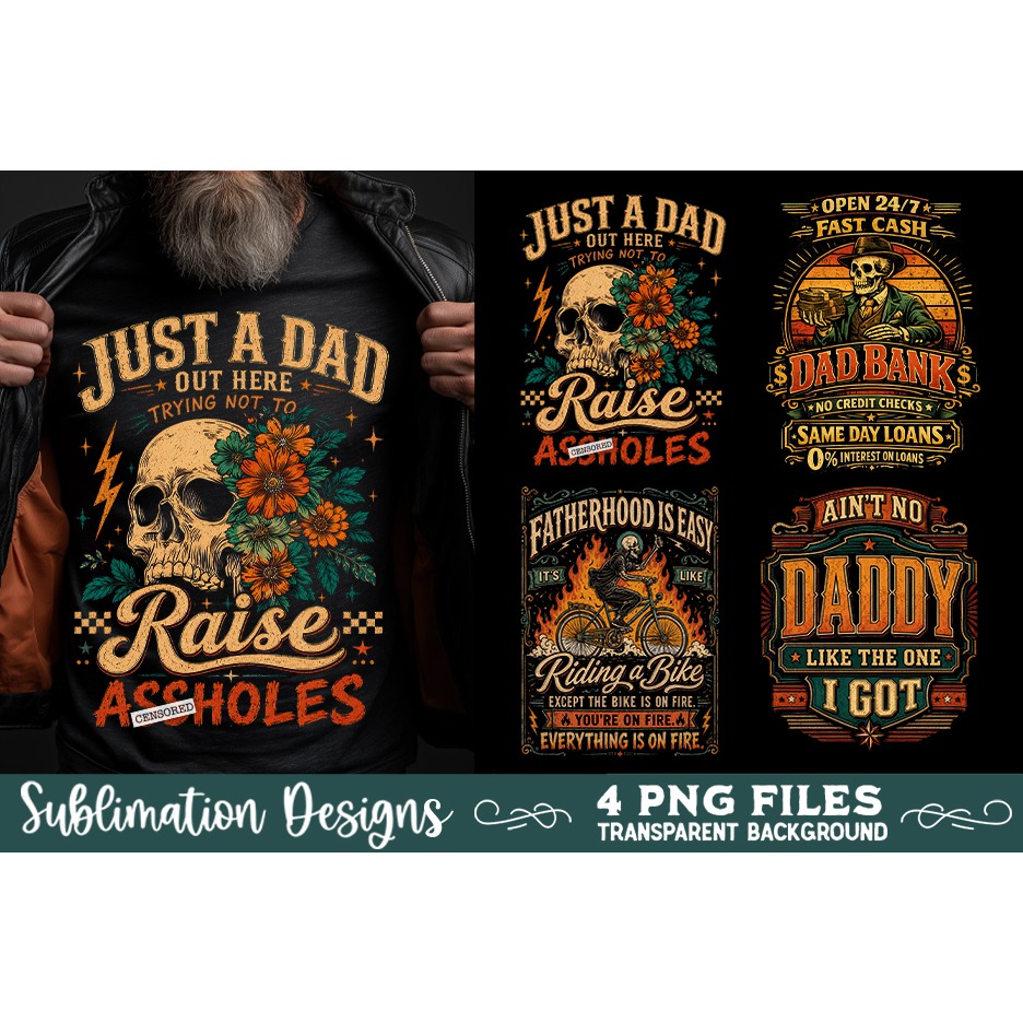 Dad sublimation PNG, Father 4 PNG, Father's day PNG