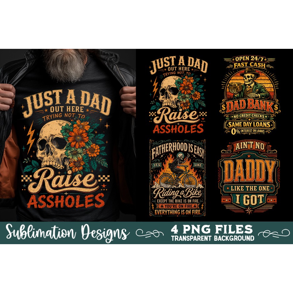 Dad sublimation PNG, Father 4 PNG, Father's day PNG 2
