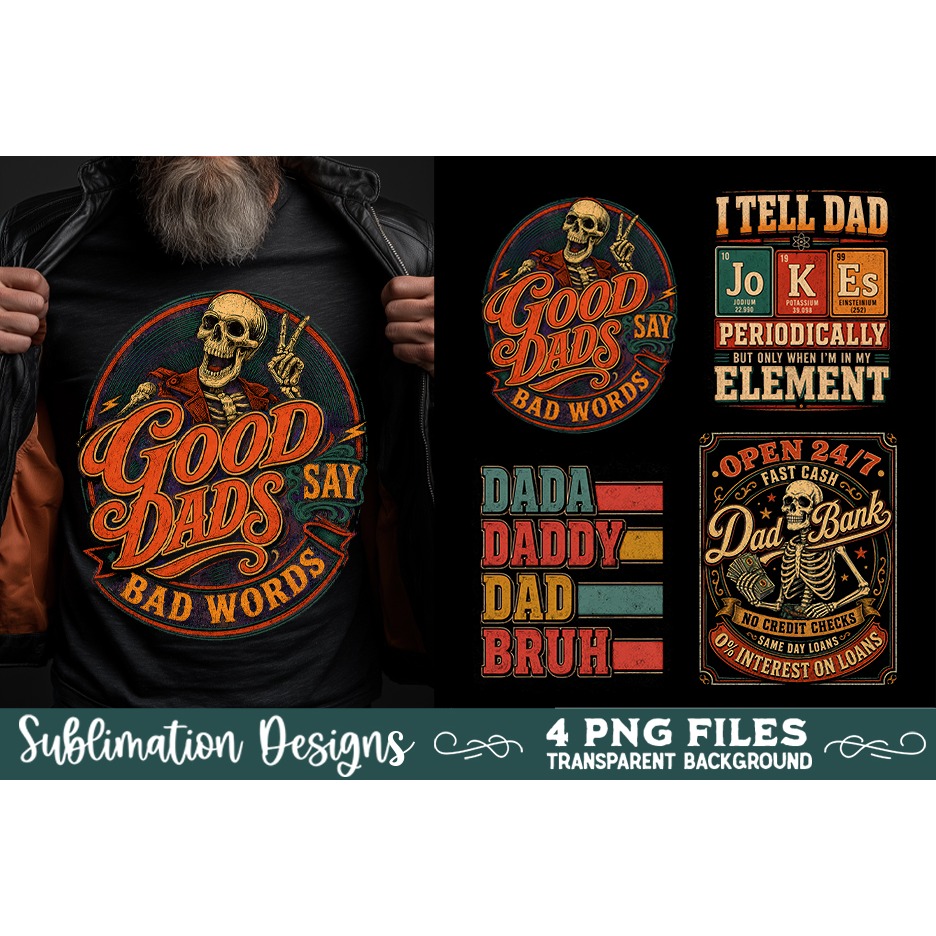 Dad sublimation PNG, Father 4 PNG, Father's day PNG (3)
