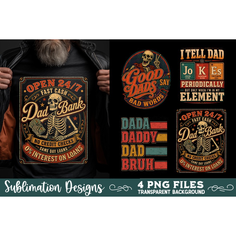 Dad sublimation PNG, Father 4 PNG, Father's day PNG (3) 3