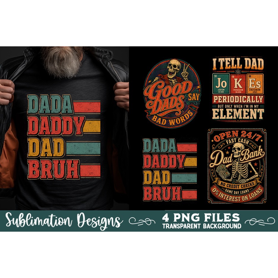 Dad sublimation PNG, Father 4 PNG, Father's day PNG (3) 4