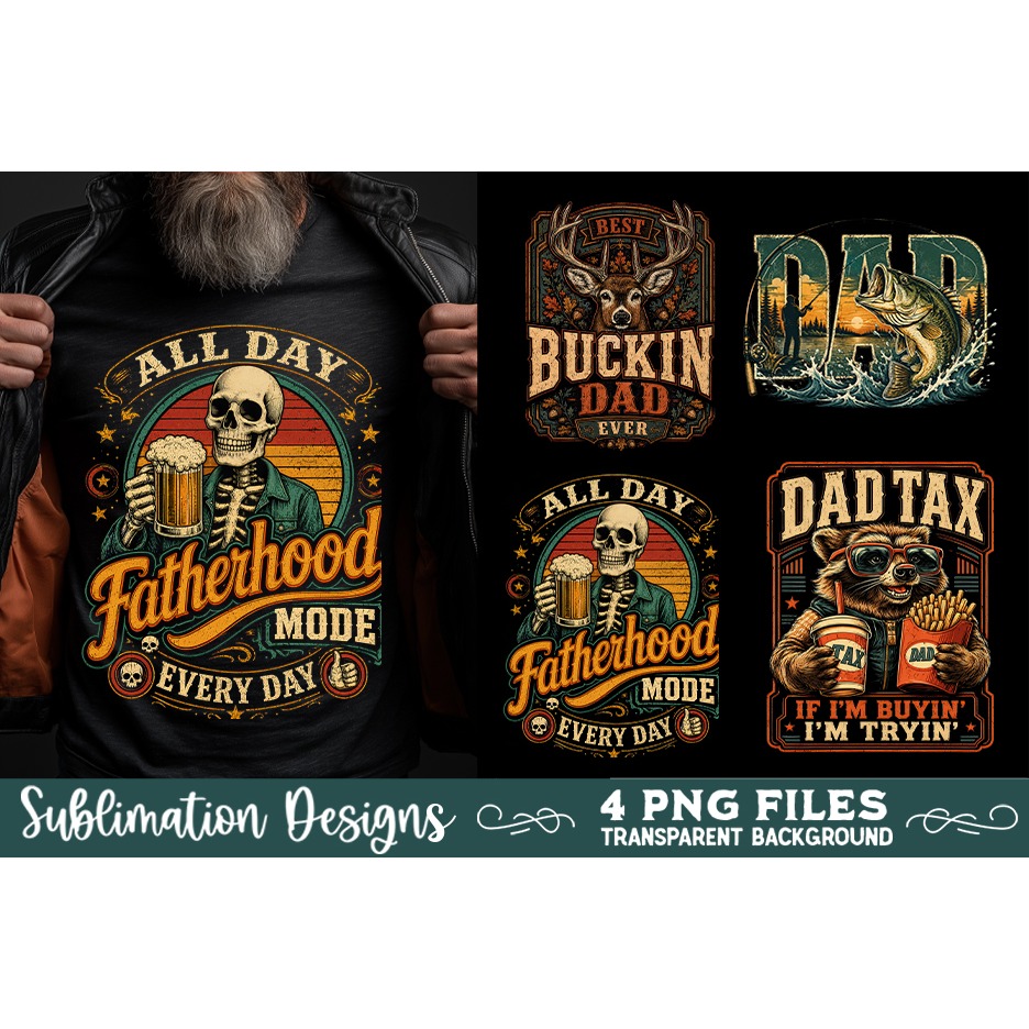 Dad sublimation PNG, Father 4 PNG, Father's day PNG (6)