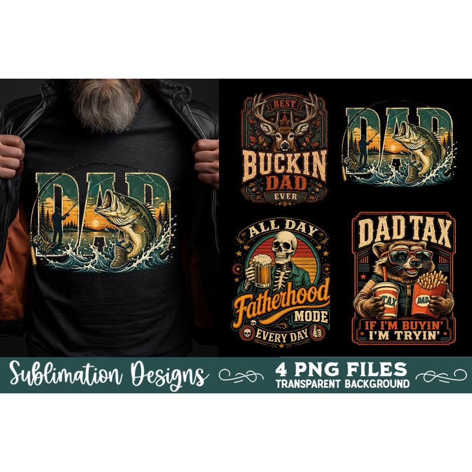 Dad sublimation PNG, Father 4 PNG, Father's day PNG (6) 4