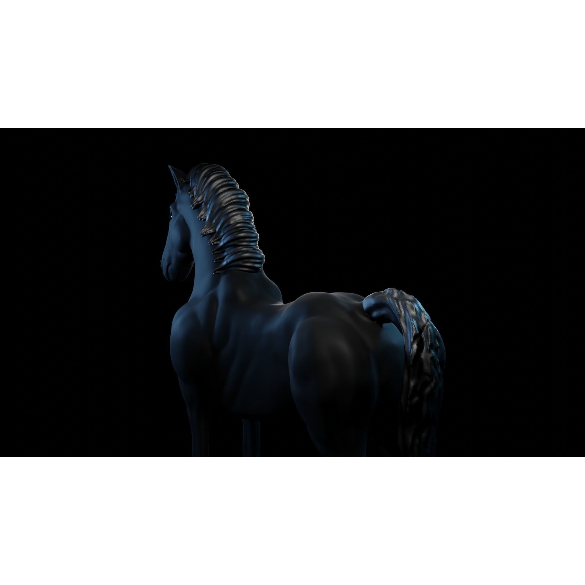 Dark Horse Free 3D model 3