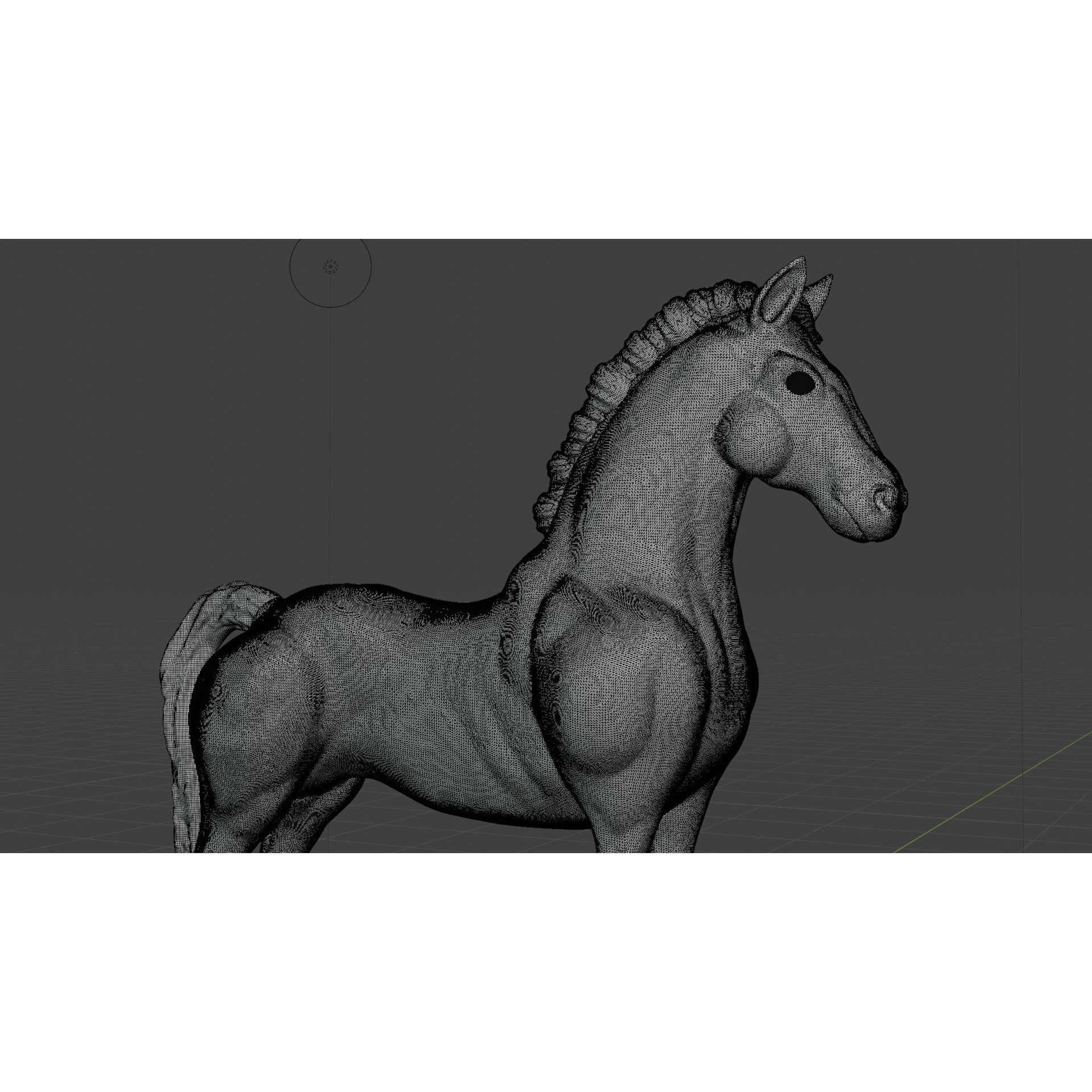 Dark Horse Free 3D model 6