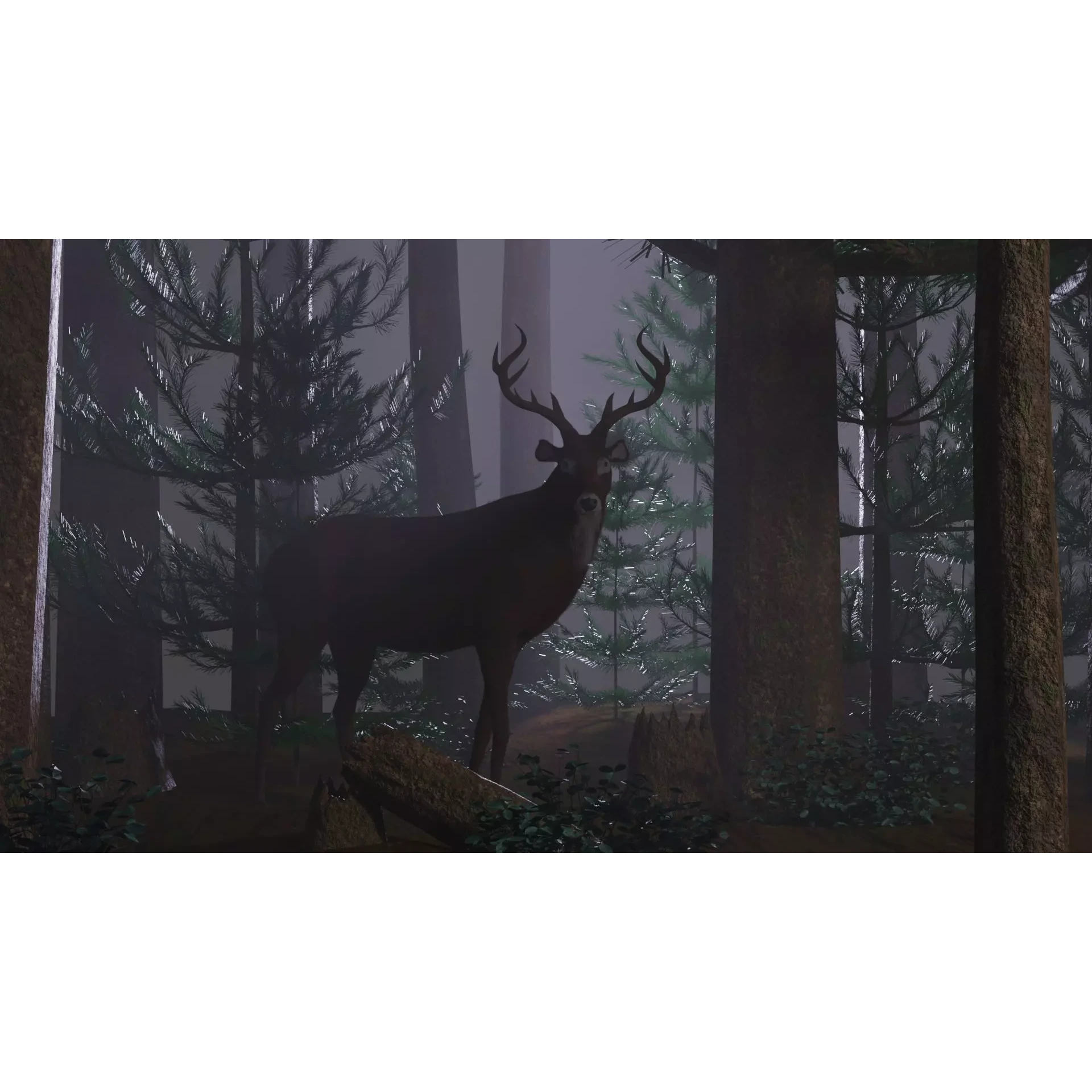 Deer - rigged - painted Free 3D model