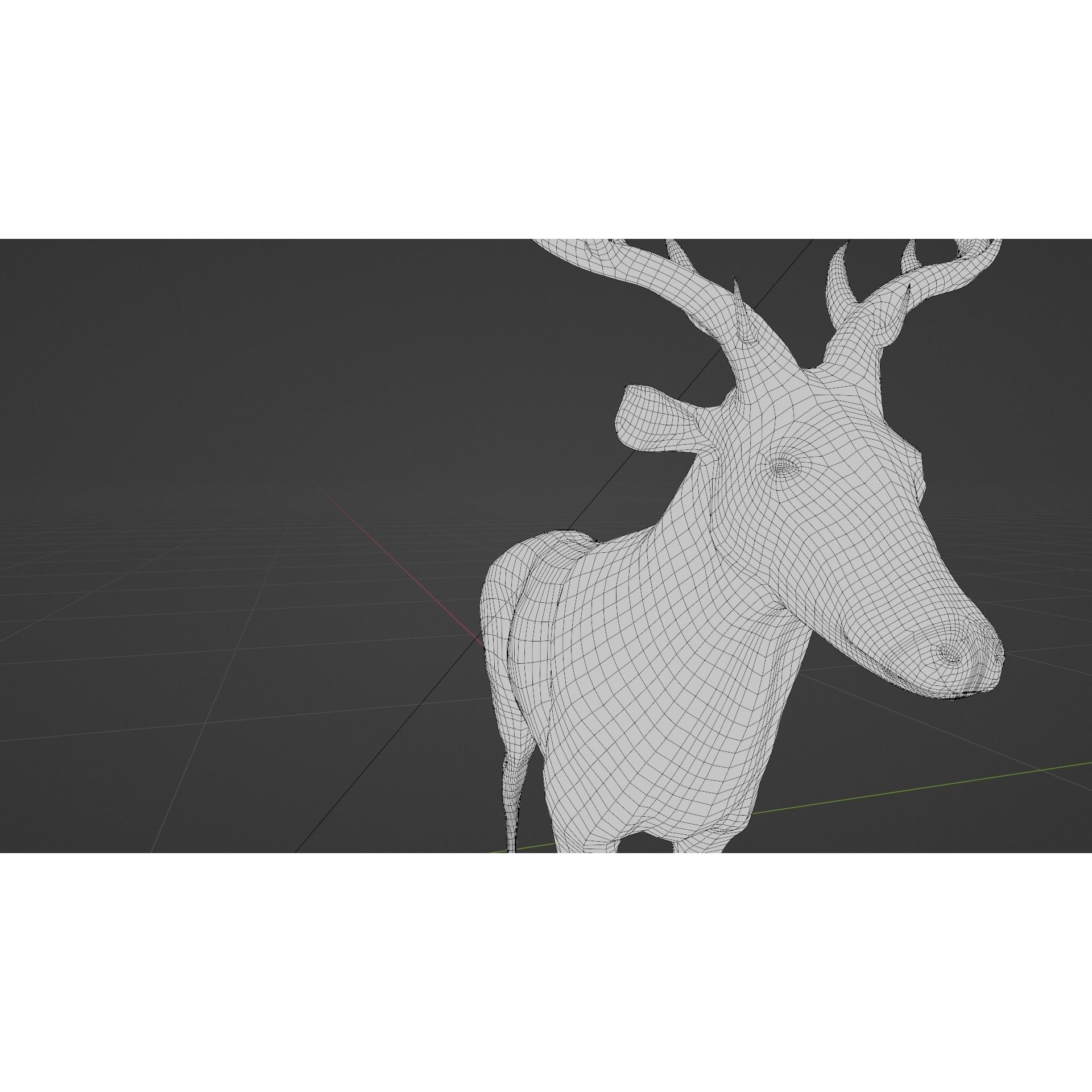 Deer - rigged - painted Free 3D model 7