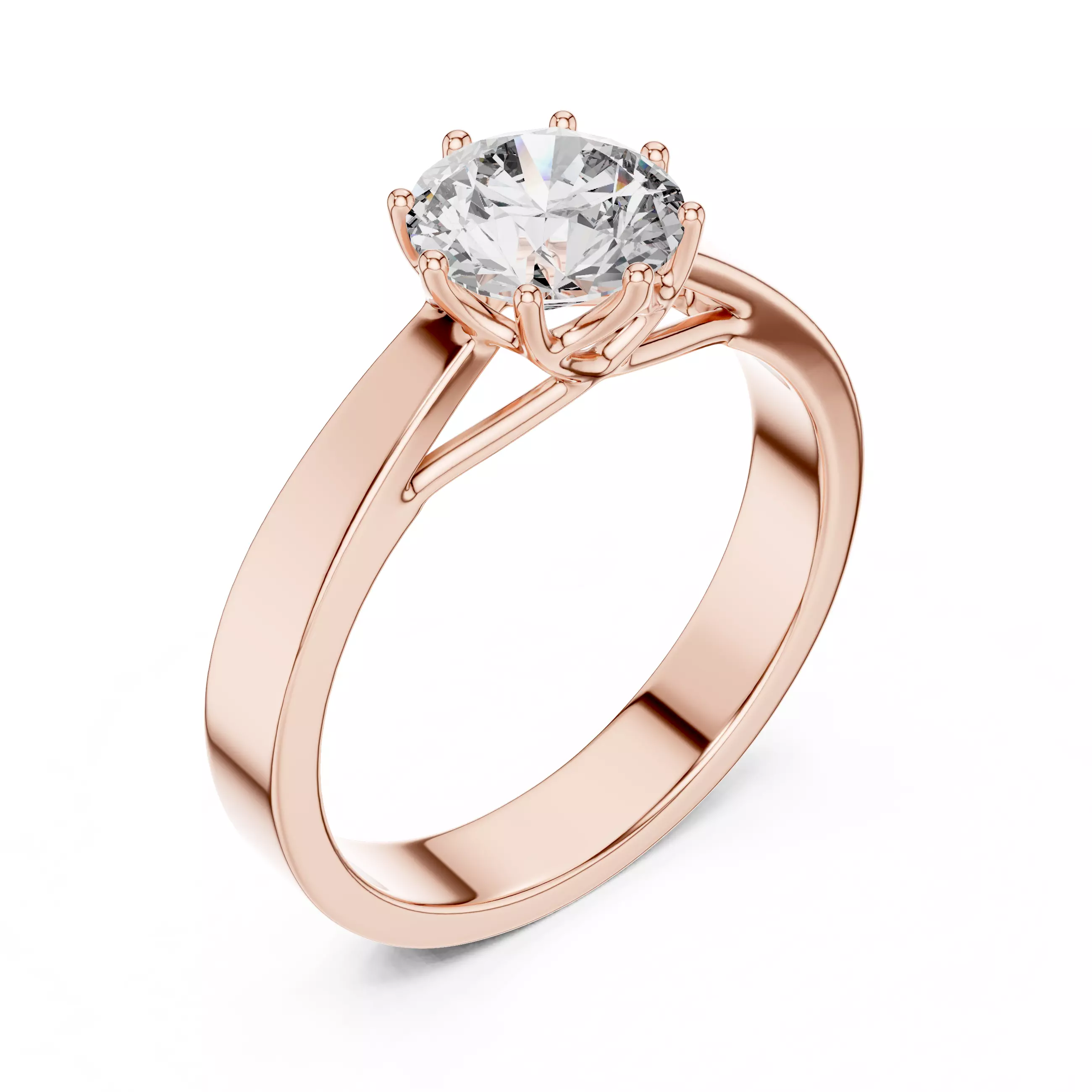 Diamond Rings CAD Models STL 3DM Ready for Printing 3D print model 5