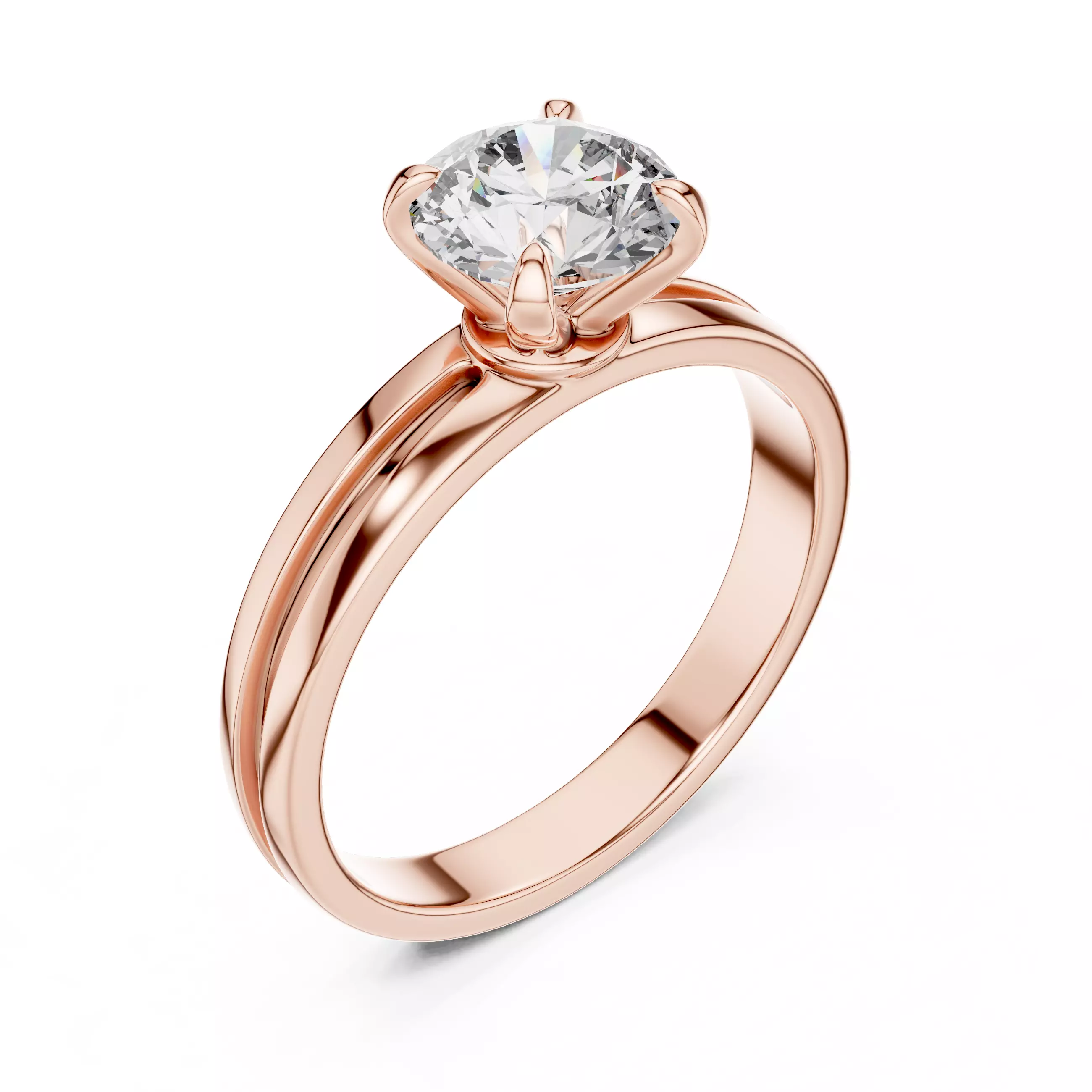 Diamond Rings CAD Models STL 3DM Ready for Printing 3D print model 9