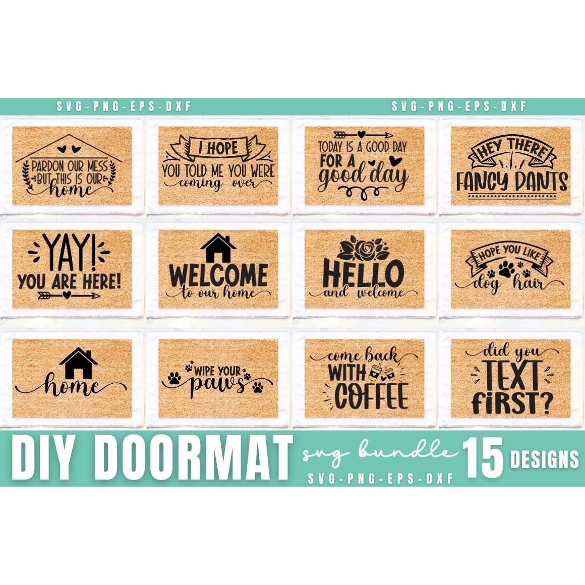 Diy Doormat SVG Bundle
