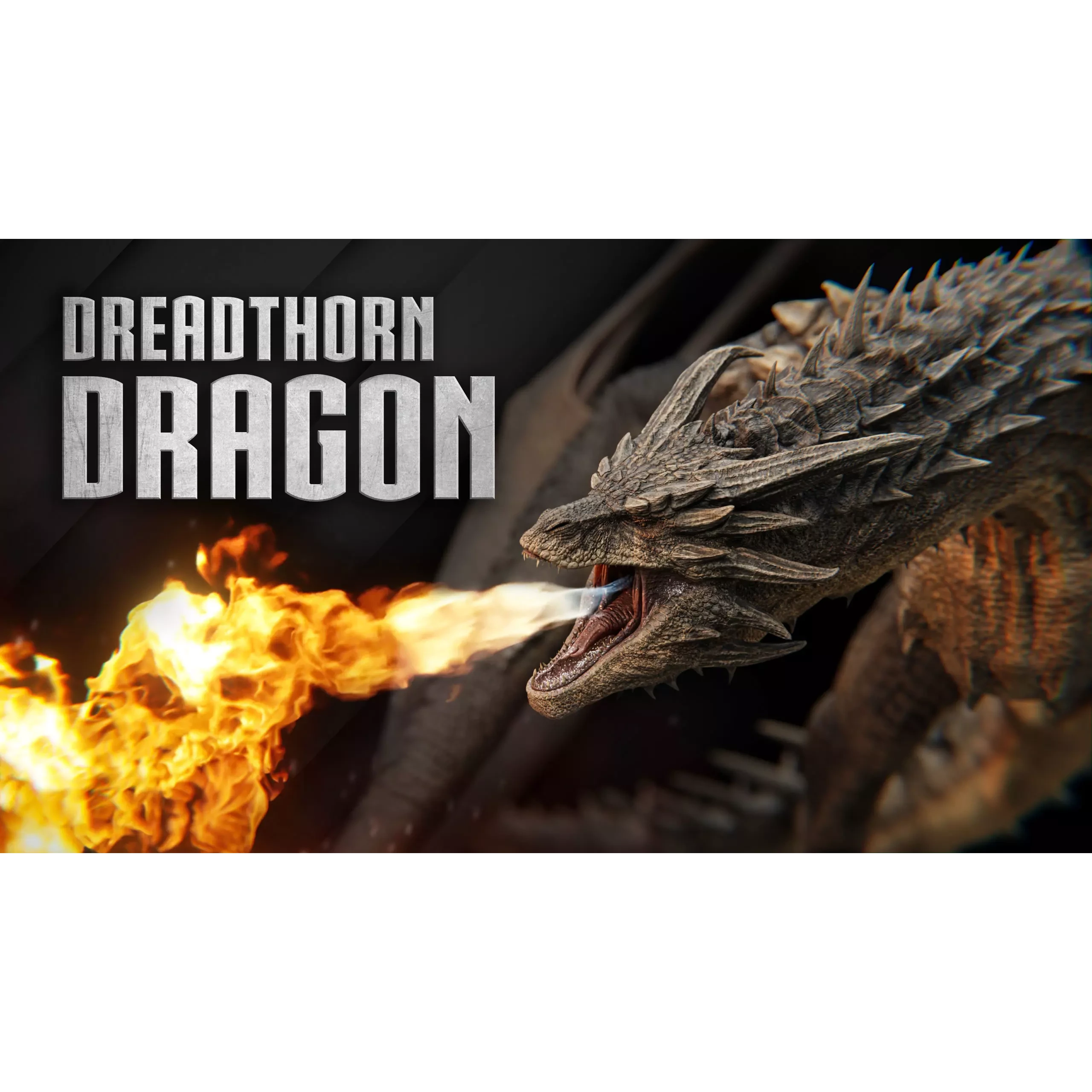Dragon Low-poly 3D model