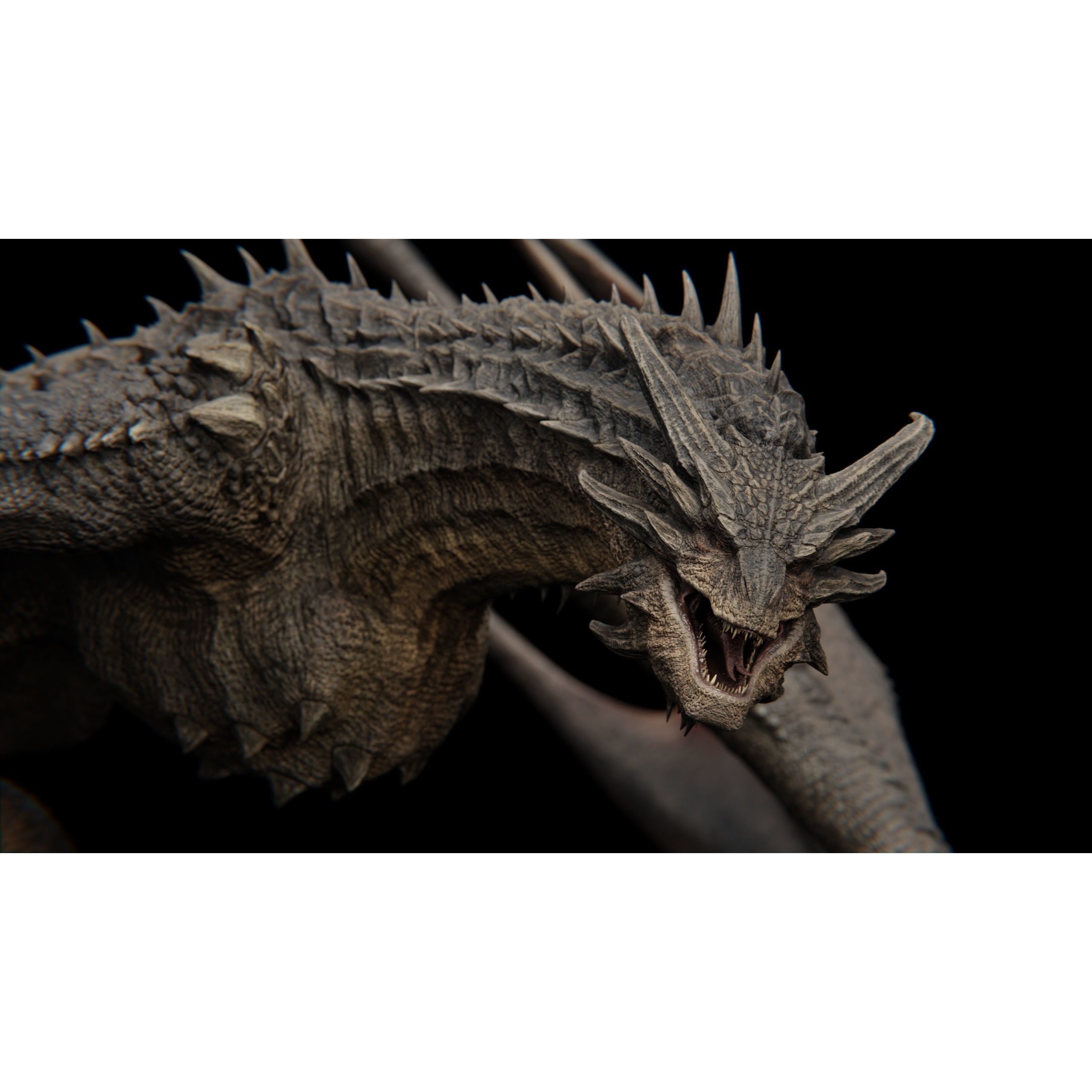 Dragon Low-poly 3D model 4
