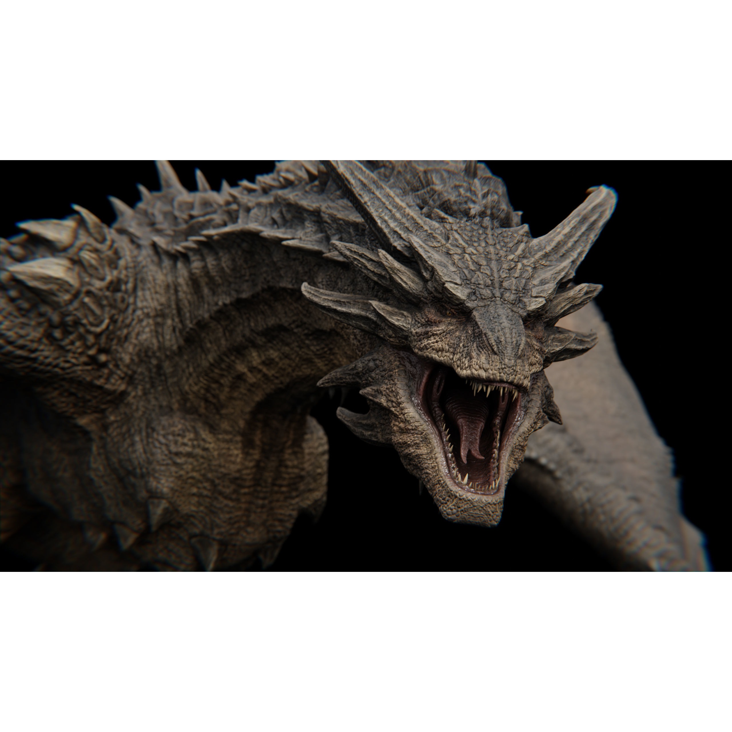 Dragon Low-poly 3D model 6