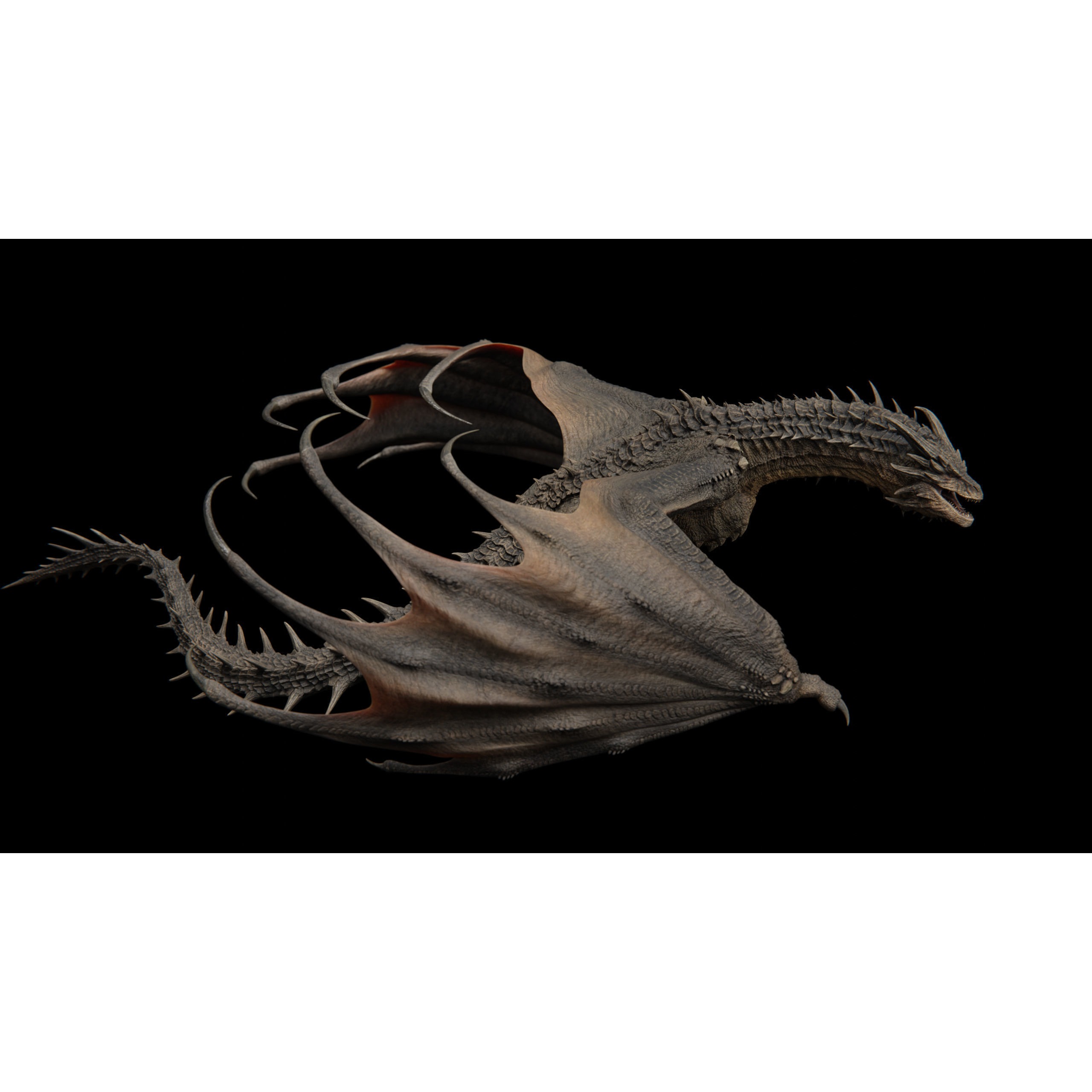 Dragon Low-poly 3D model 9