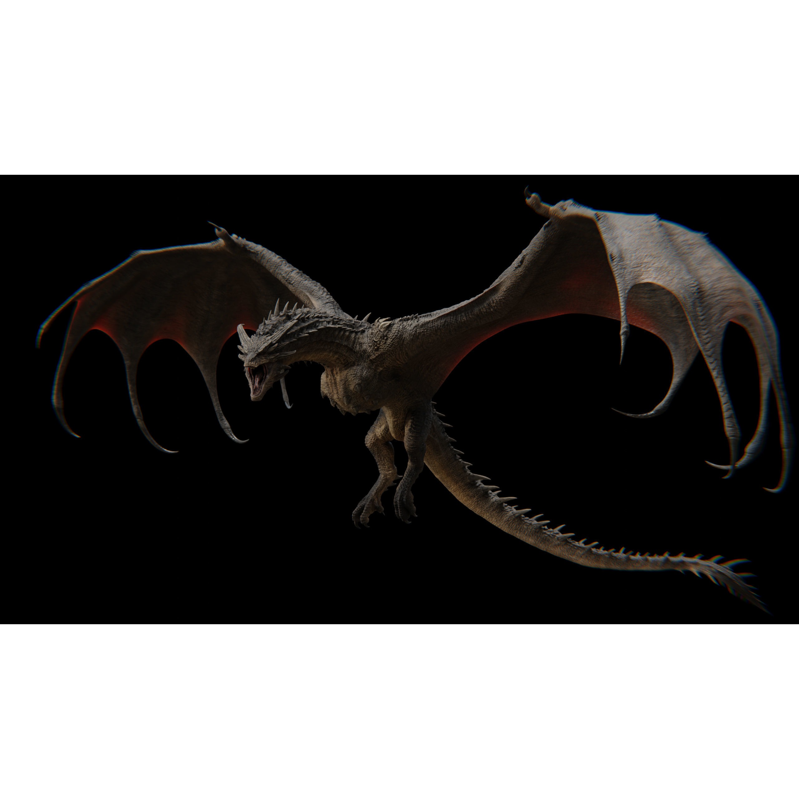 Dragon Low-poly 3D model 10