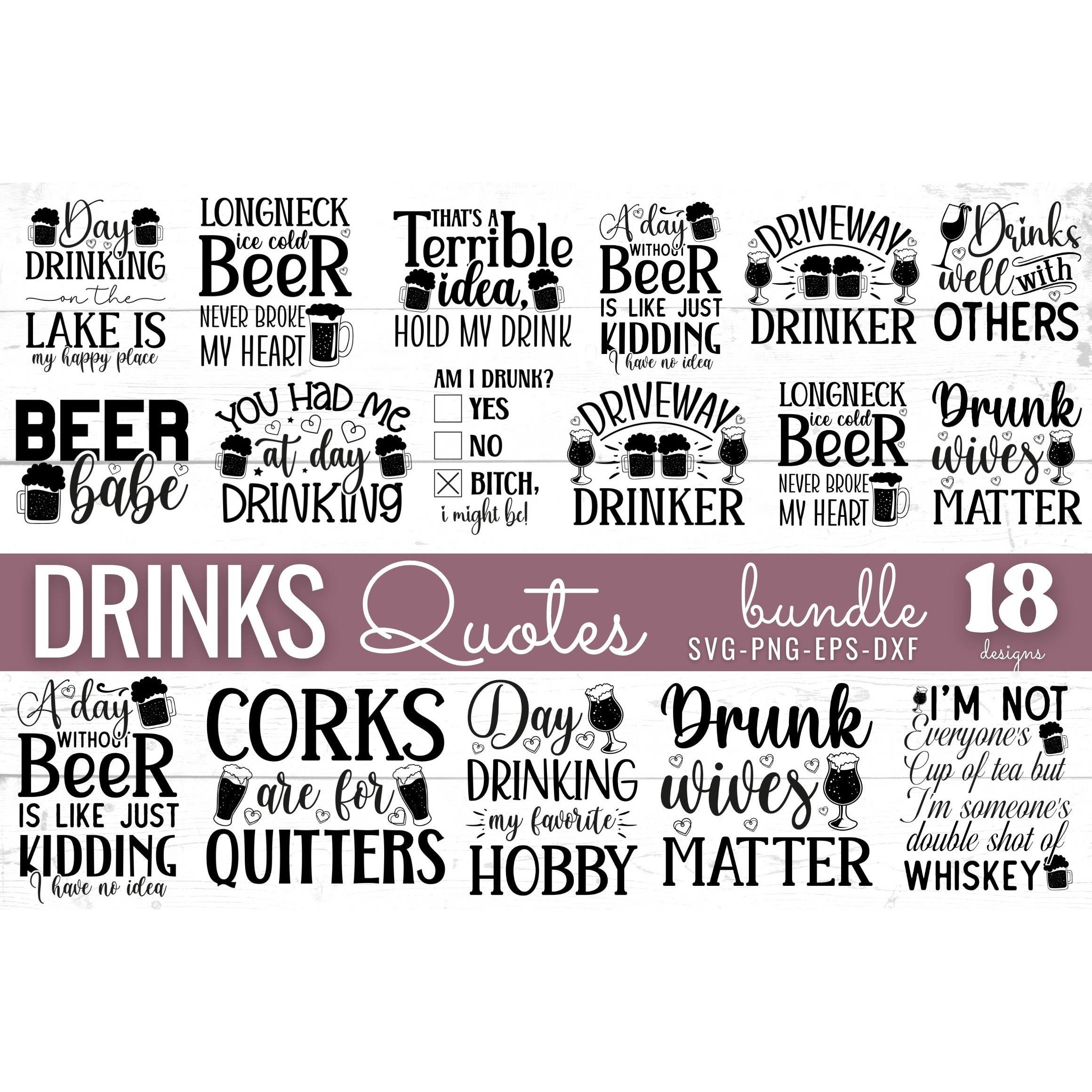 Drinks SVG Bundle
