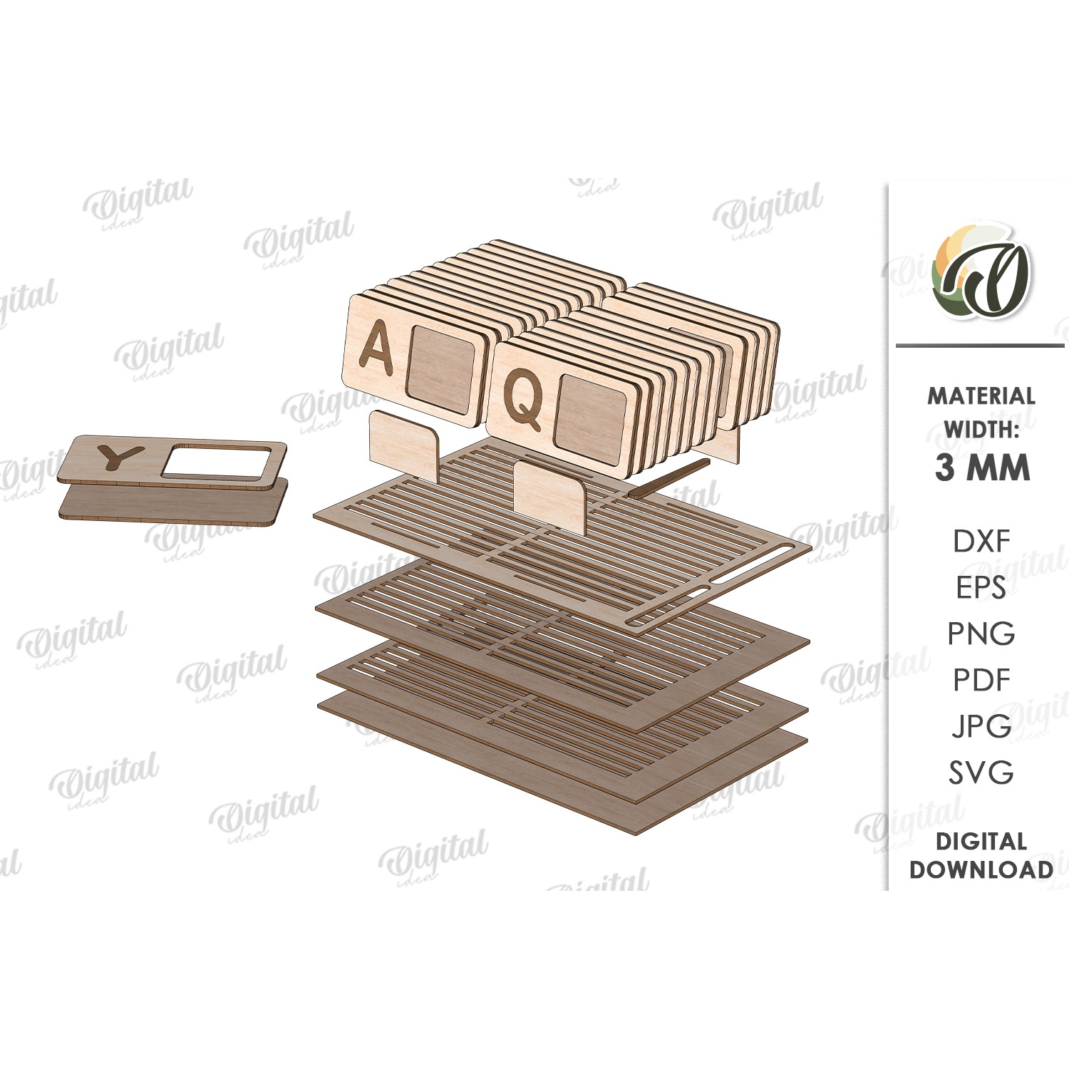 Educational Kids Game Laser Cut. Montessori Game SVG 2