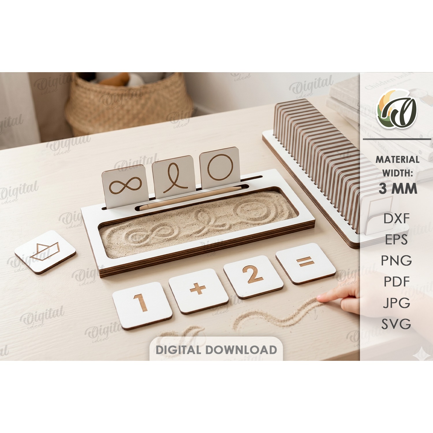 Educational Kids Game Laser Cut. Montessori Game SVG (9)